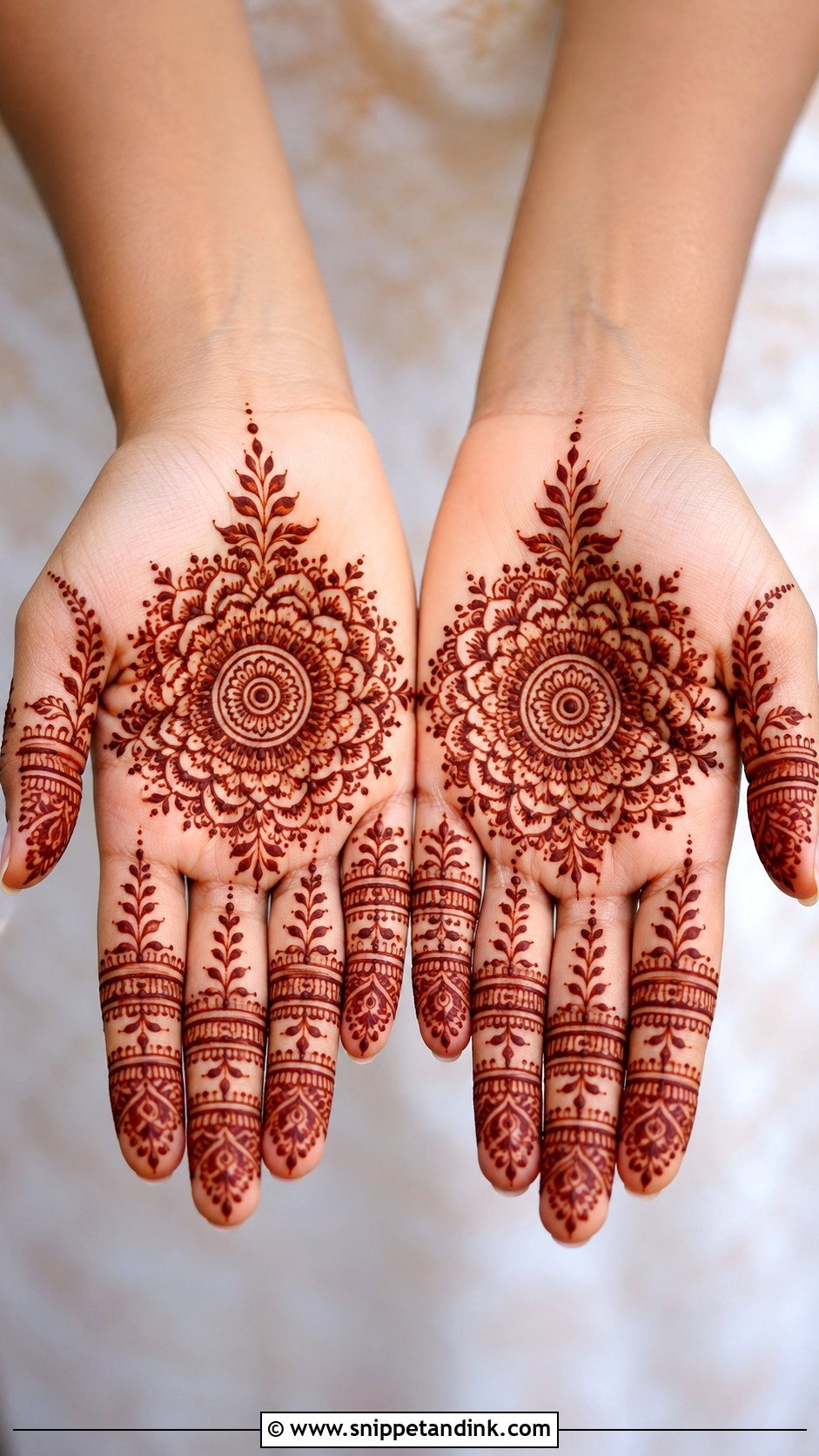 Finger And Palm Mehndi Design - Snippet and Ink - 35 Only Palm Mehndi Design Ideas
