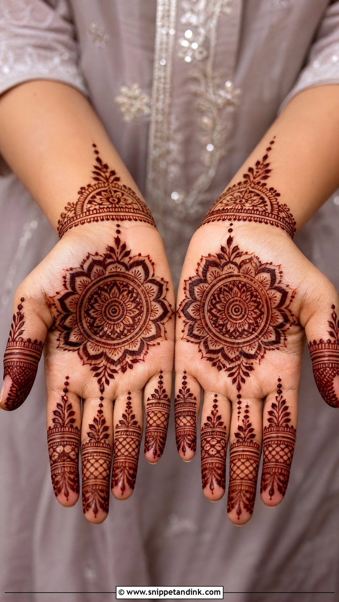 Finger And Palm Mehndi Design - Snippet and Ink - 30 Beautiful Palm Mehndi Design Ideas