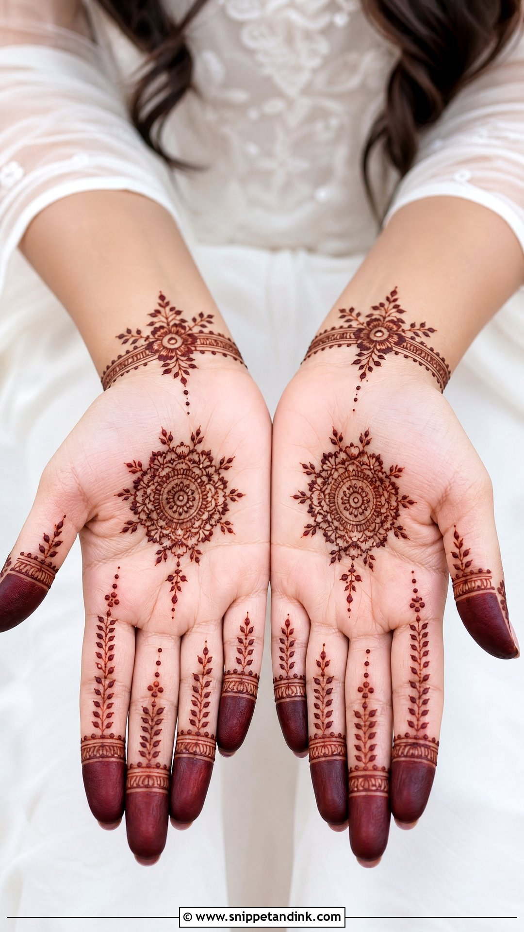 Finger Bridal Mehndi Design - Snippet and Ink - 20 Bridal Mehndi Designs Brides