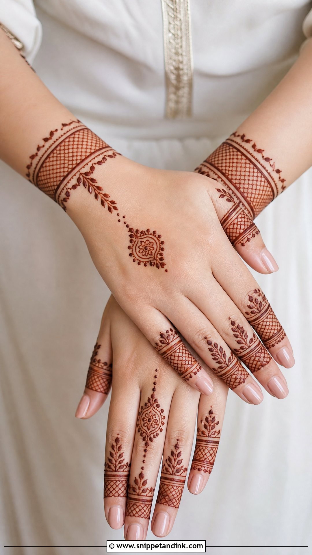 Finger Bridal Mehndi Design - Snippet and Ink - 30 Unique Bridal Mehndi Designs 2025