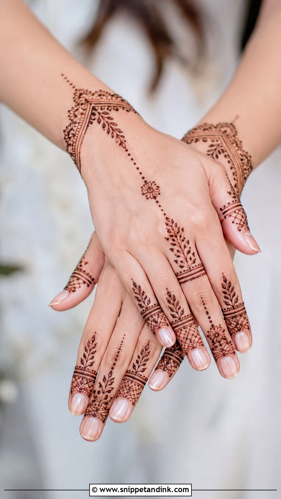 Finger Bridal Mehndi Design - Snippet and Ink - 35 Latest Bridal Mehndi Designs