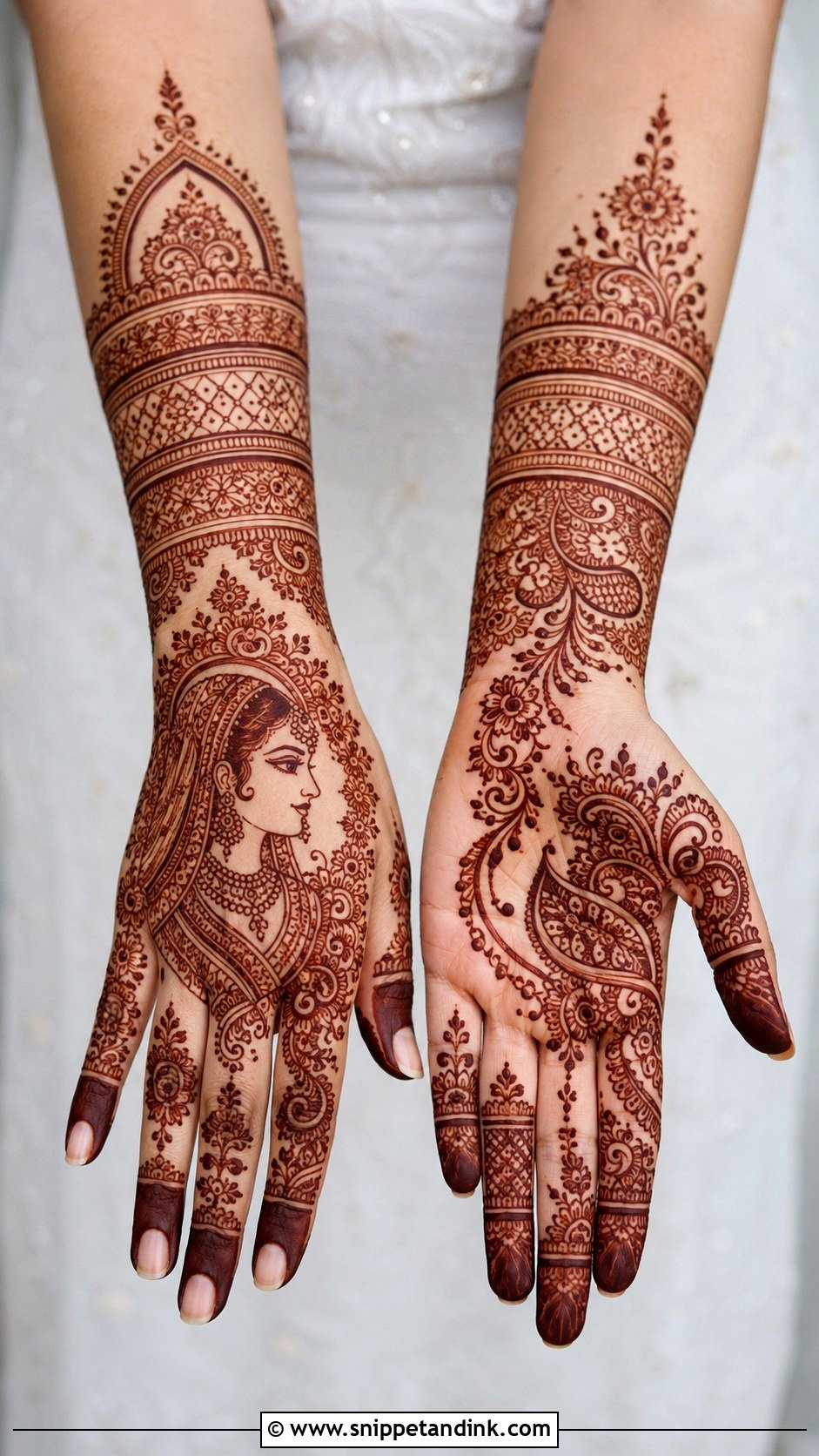 Finger Bridal Mehndi Design - Snippet and Ink - 35 Unique Bridal Mehndi Designs
