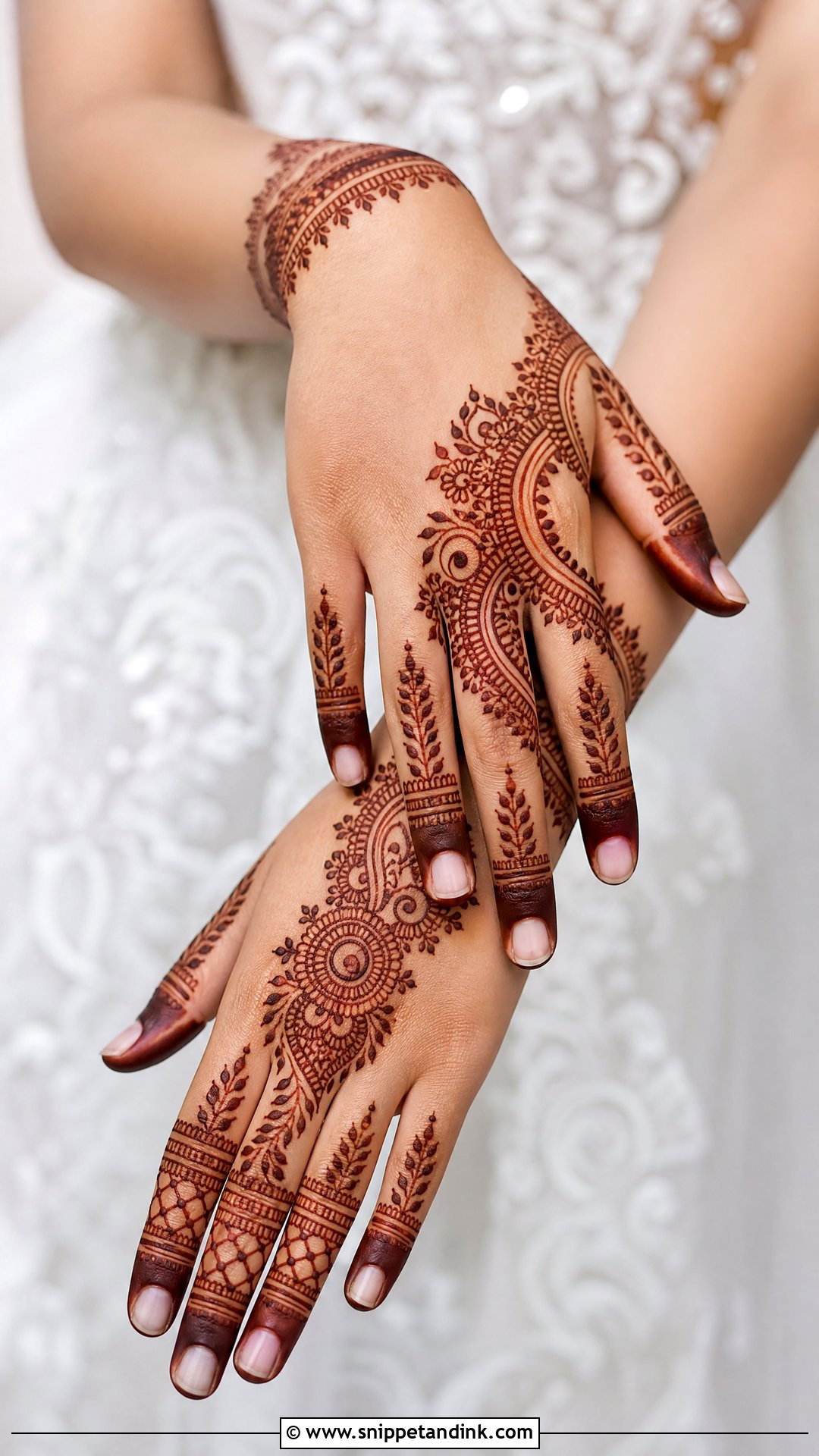 Finger Bridal Mehndi Design - Snippet and Ink - 20 Indian Mehandi Design for Bridal Ideas