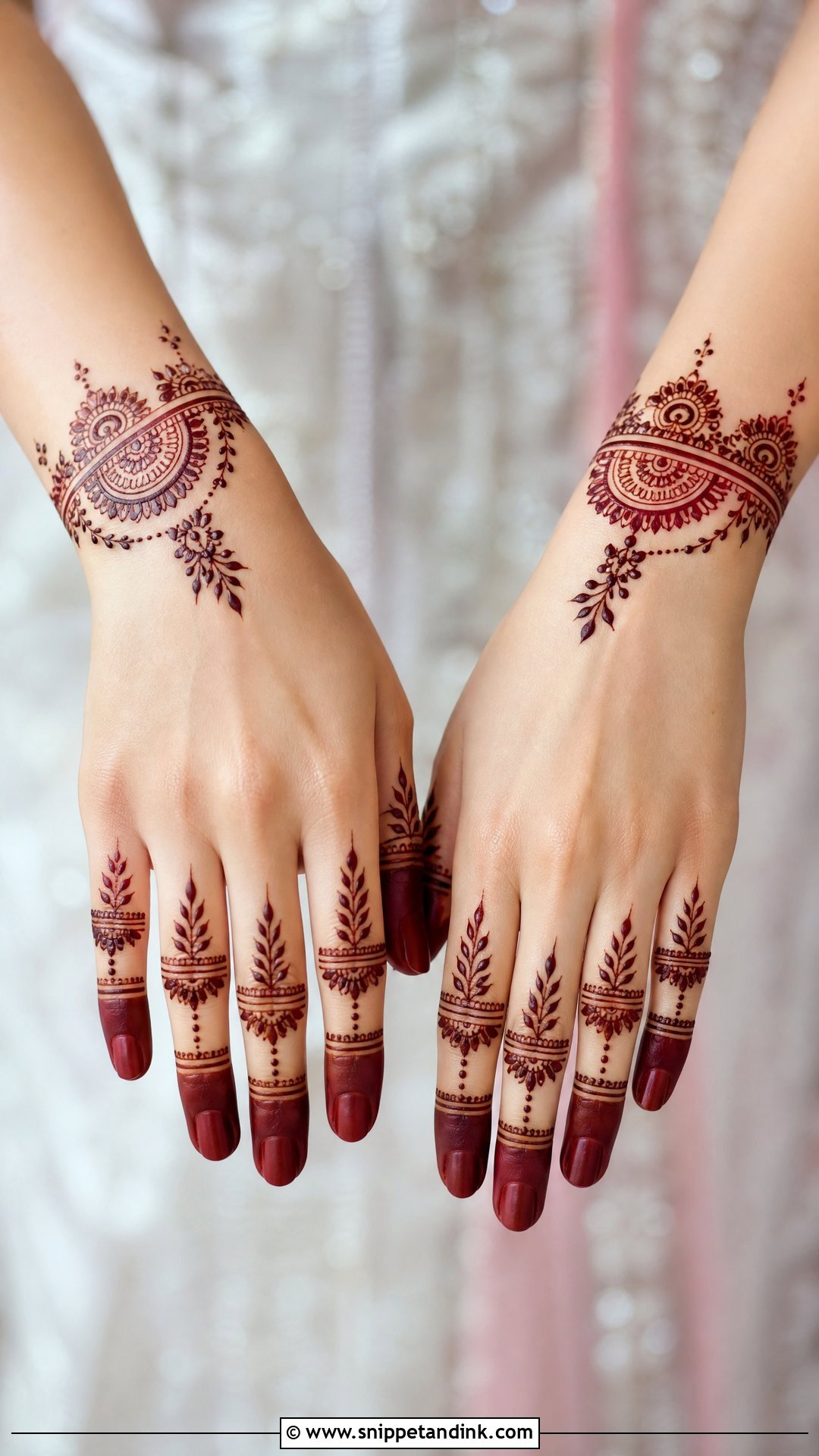 Finger Bridal Mehndi Design - Snippet and Ink - 20 Unique Bridal Wedding Mehndi Designs