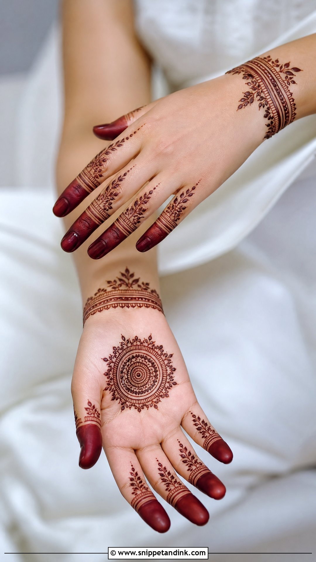 Finger Bridal Mehndi Design - Snippet and Ink - 20 Wedding Mehndi Designs for Hands