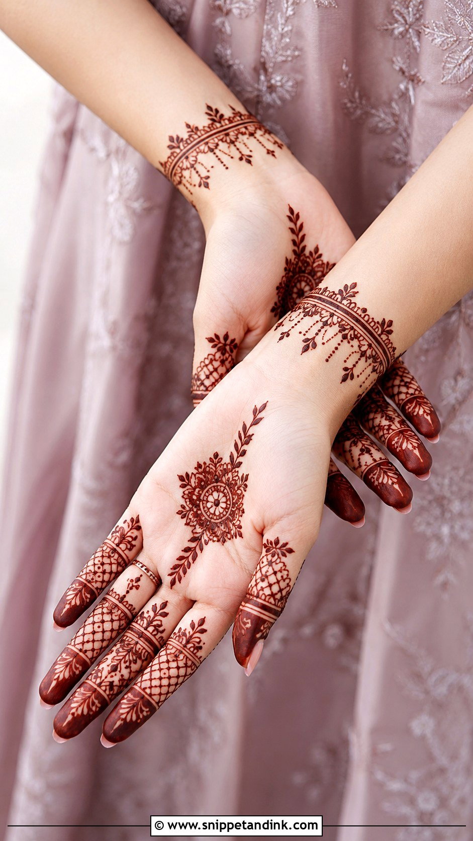 Finger Bridal Mehndi Design - Snippet and Ink - 30 Latest Unique Bridal Mehndi Designs