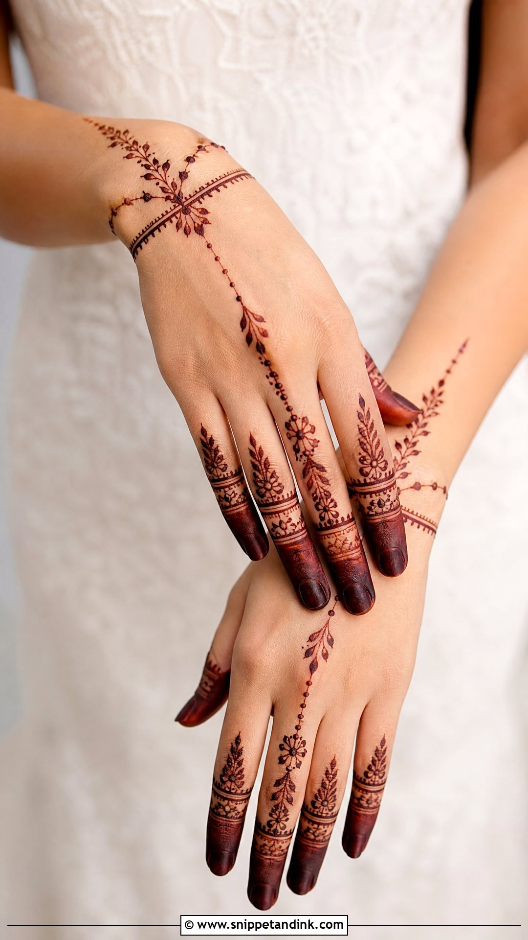 Finger Bridal Mehndi Design - Snippet and Ink - 30 Mehndi Designs for Bride