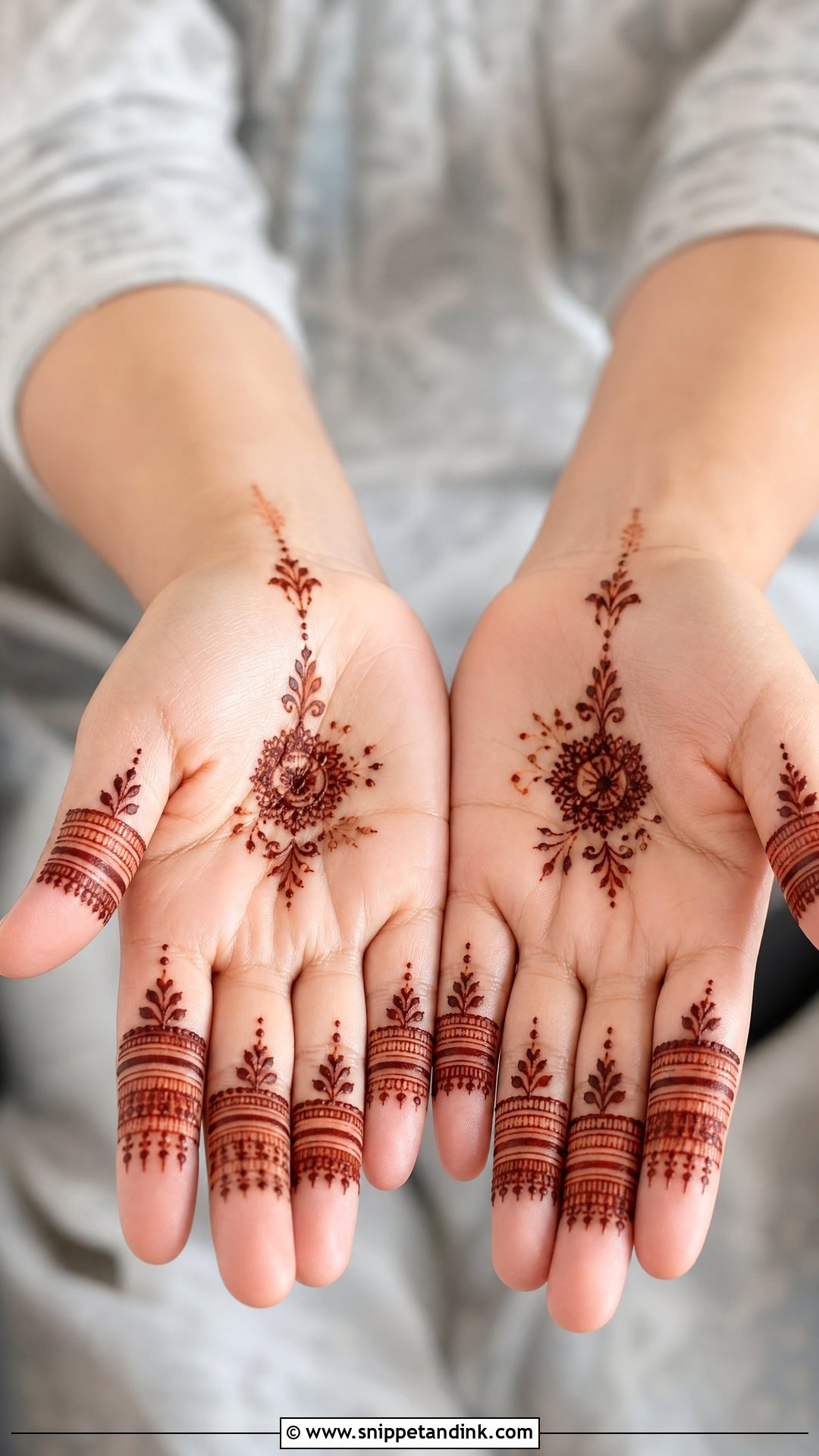 Finger Focus Inside Mehndi Design - Snippet and Ink - 25 Inside Mehndi Designs