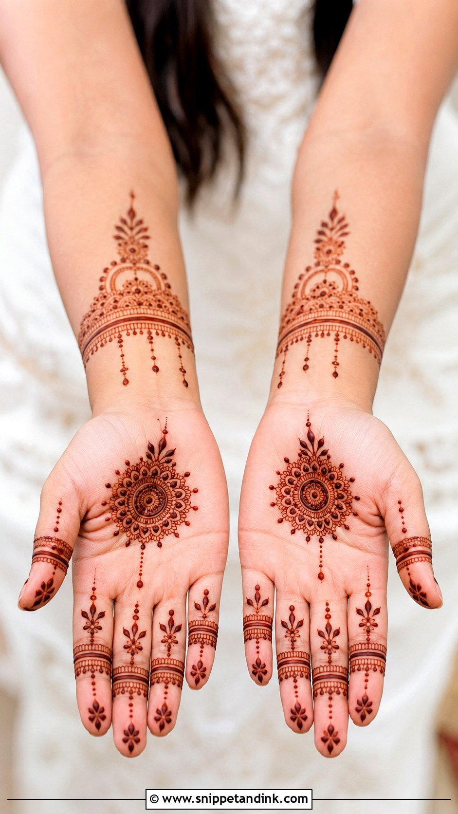 Finger Front Hand Mehndi Design - Snippet and Ink - 35 Beautiful Front Hand Mehndi Design Ideas