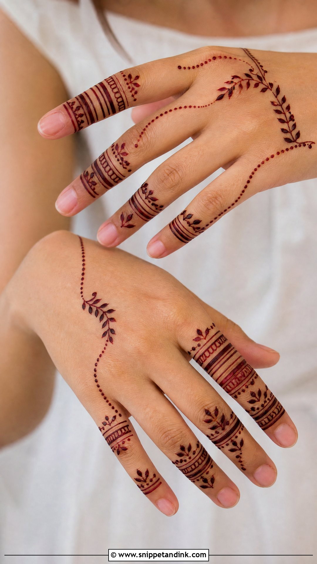 Finger Groom Mehndi Design - Snippet and Ink - 20 Groom Mehndi Designs