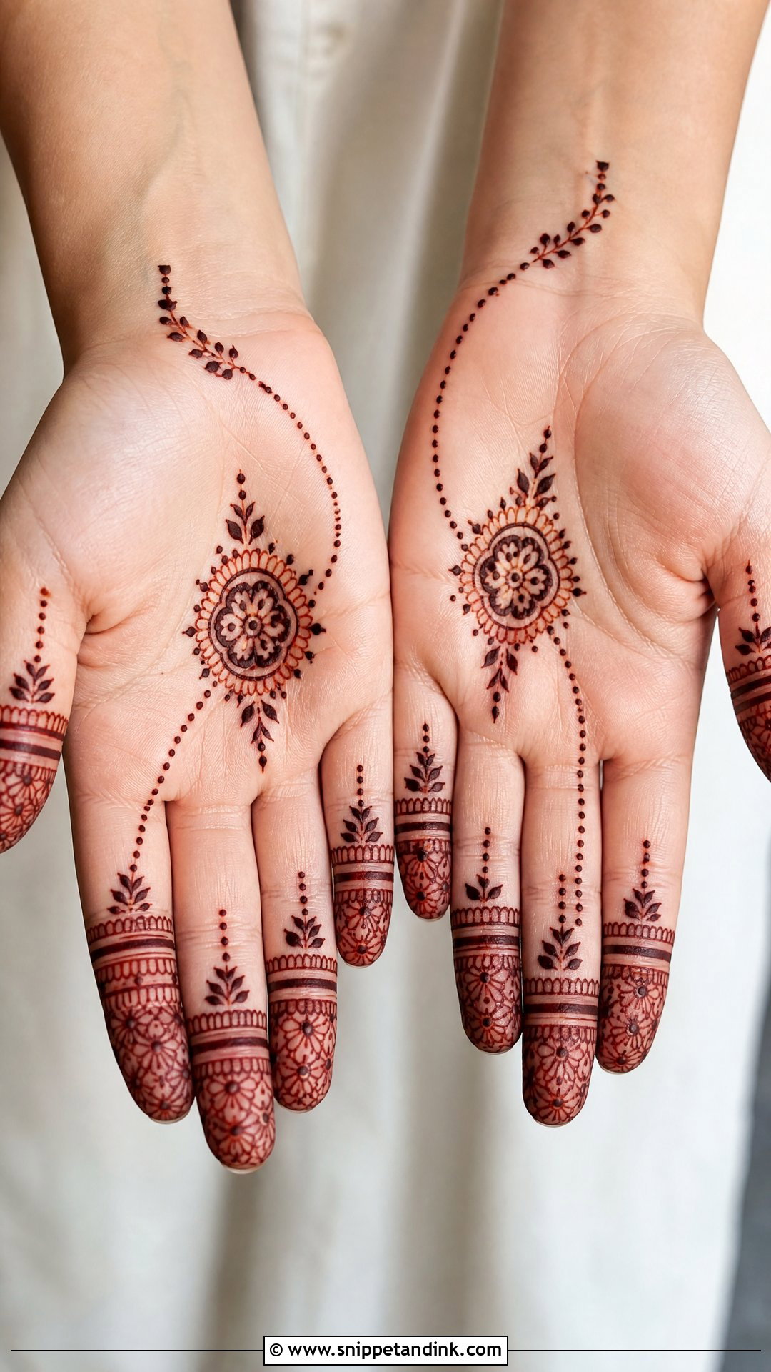 Finger Groom Mehndi Design - Snippet and Ink - 20 Grooms Mehndi Design Ideas