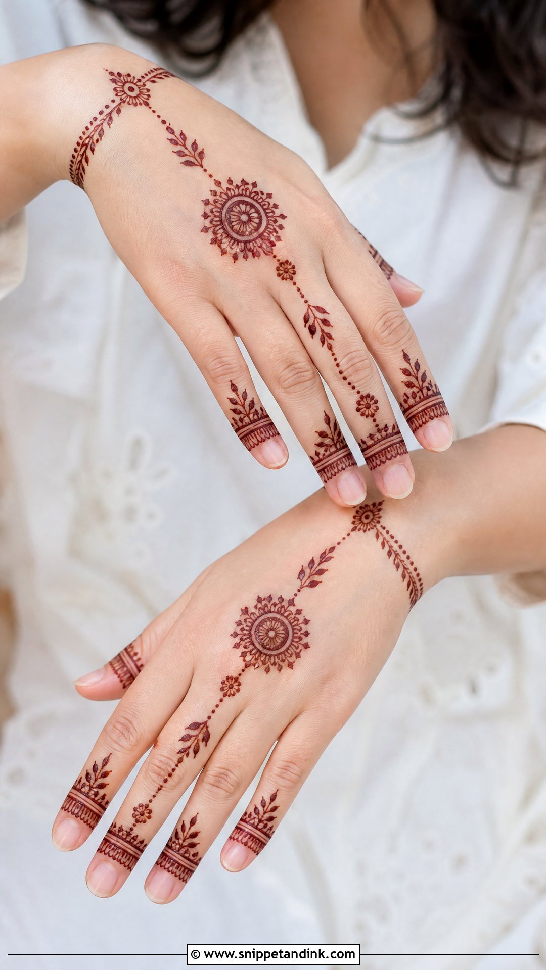 Finger Groom Mother Mehndi Design - Snippet and Ink - 20 Groom Mother Mehndi Design Ideas