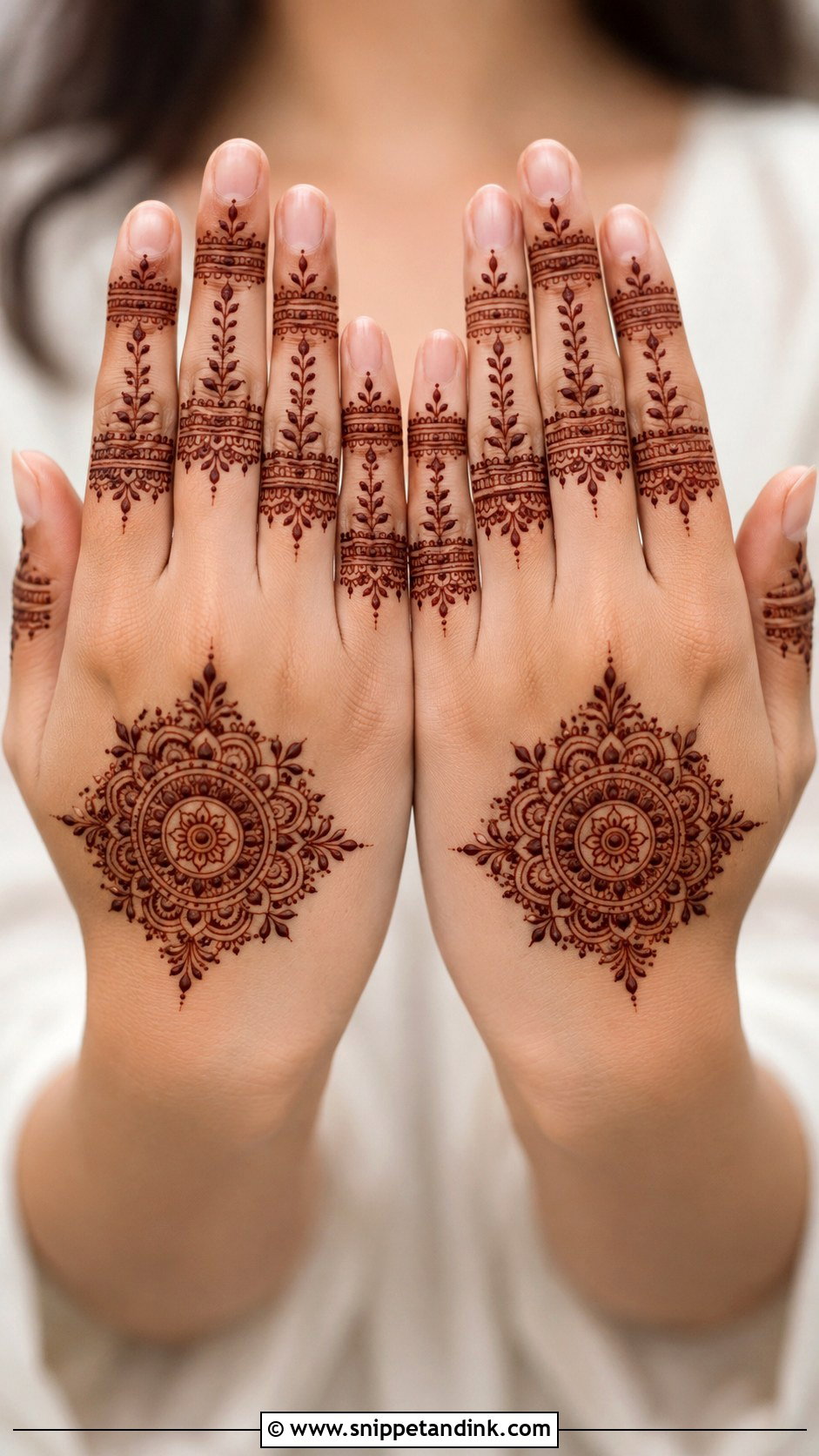Finger Mandala Mehndi Design - Snippet and Ink - 35 Mandala Mehndi Design Ideas