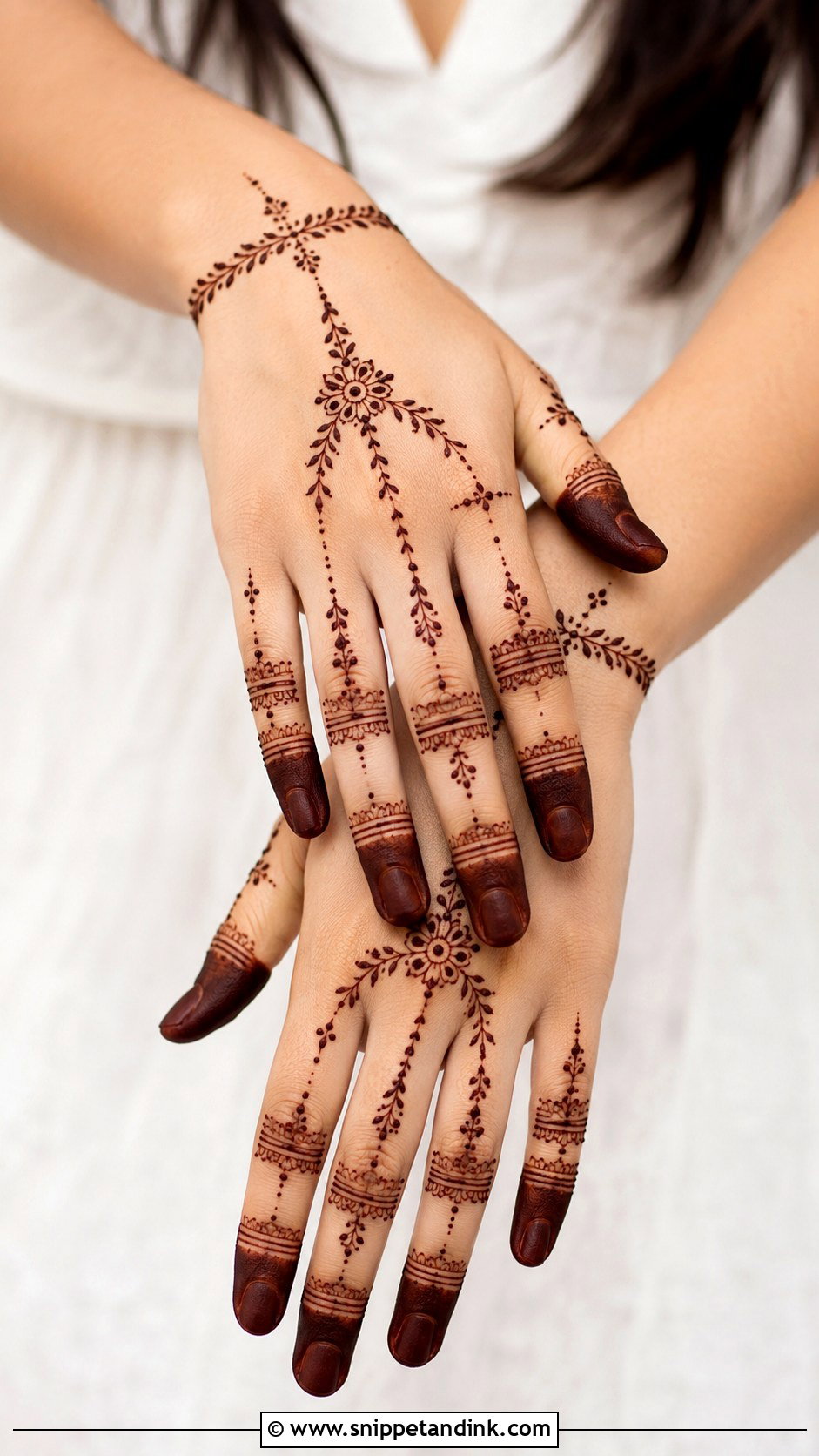 Finger Mehndi Design - Snippet and Ink - 30 New Trending Mehndi Designs