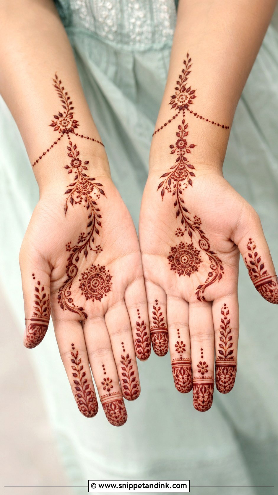 Finger Mehndi Design - Snippet and Ink - 35 Traditional Mehndi Designs