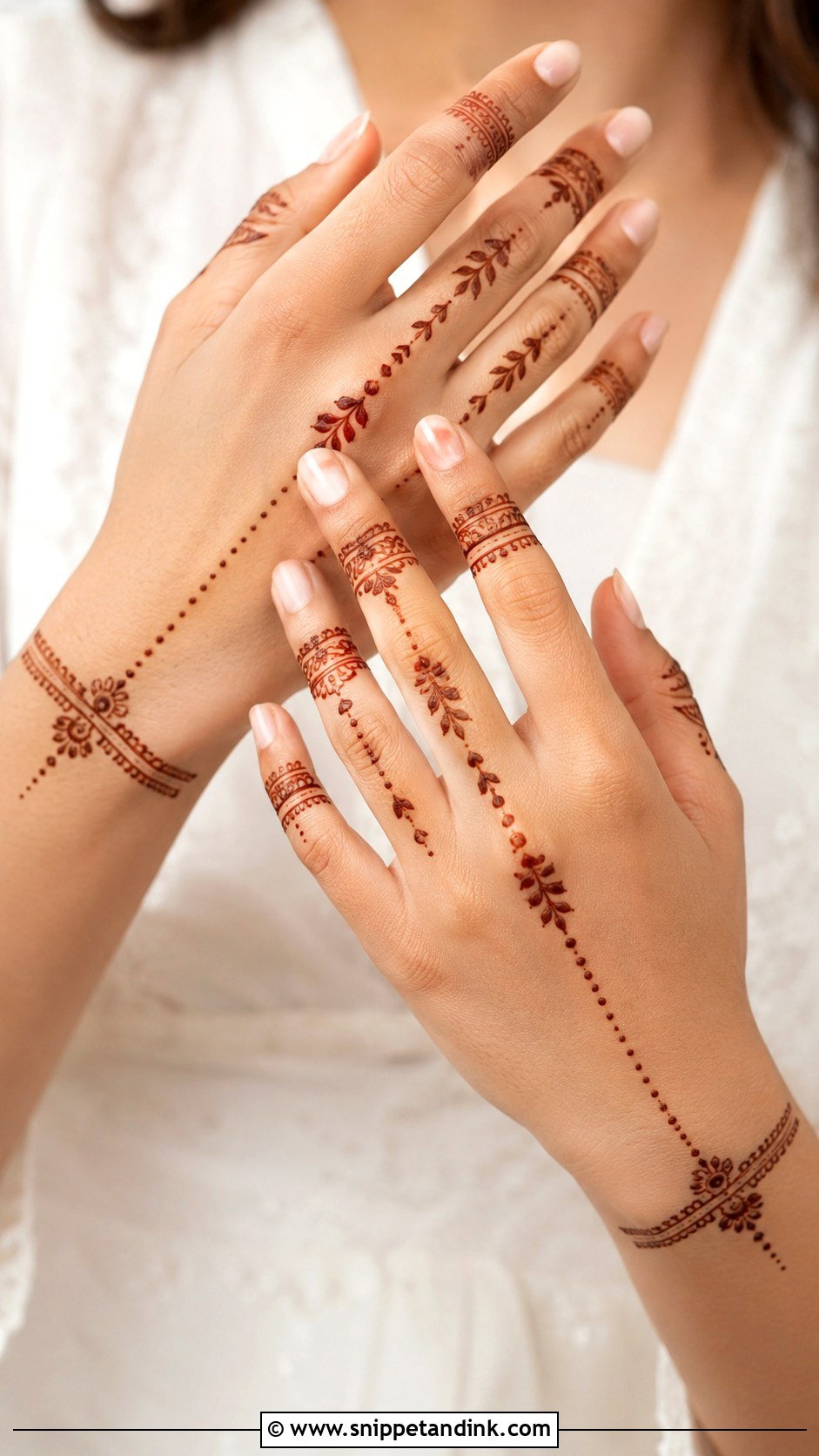 Finger Mehndi Design - Snippet and Ink - 35 Trending Mehndi Designs
