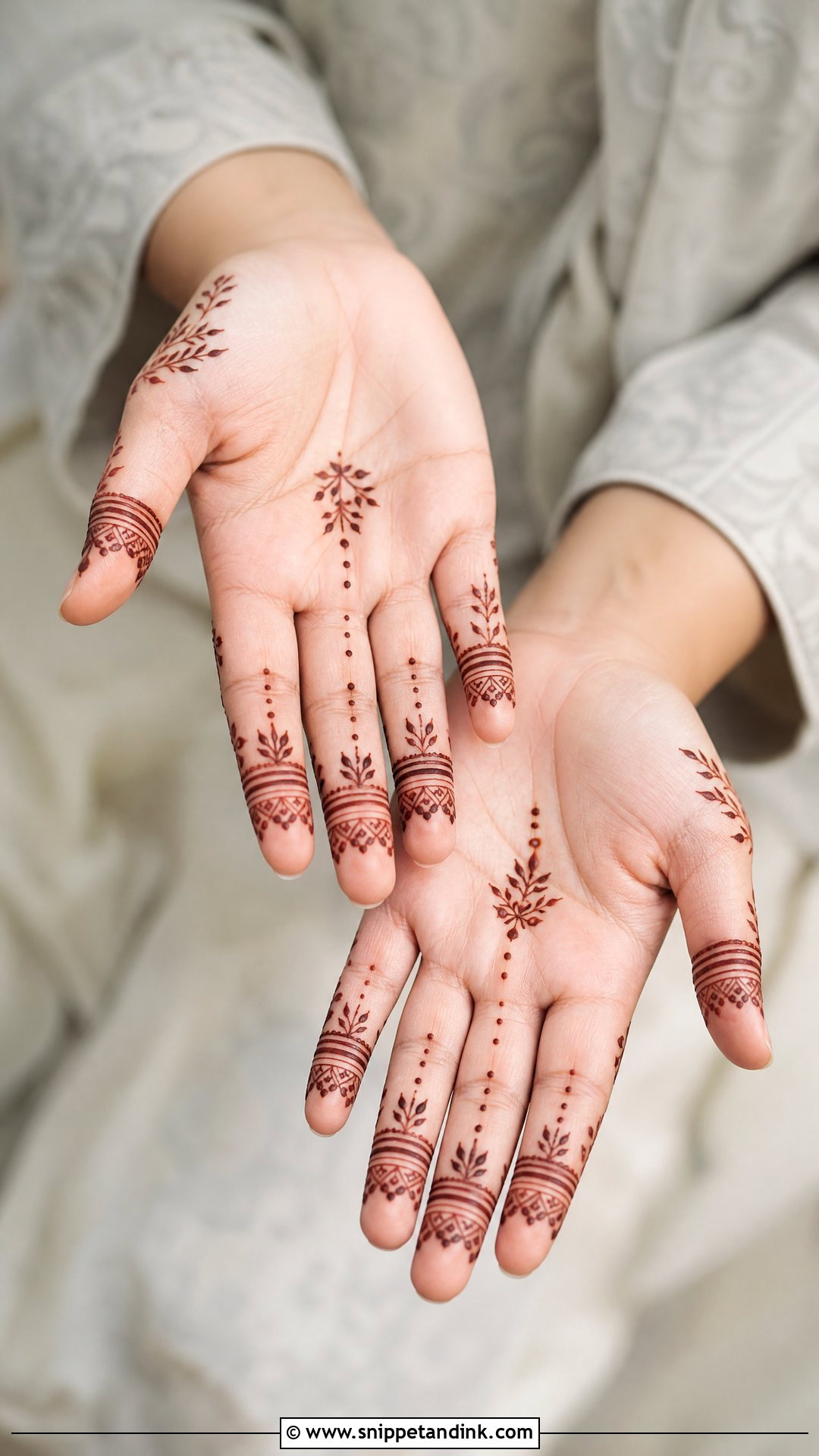 Finger Mehndi Design - Snippet and Ink - 35 Unique Mehndi Designs