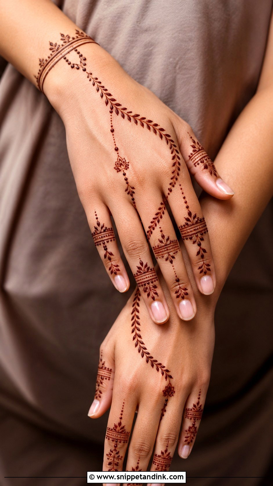 Finger Mehndi Design - Snippet and Ink - 35 Henna (Mehndi) Design Ideas