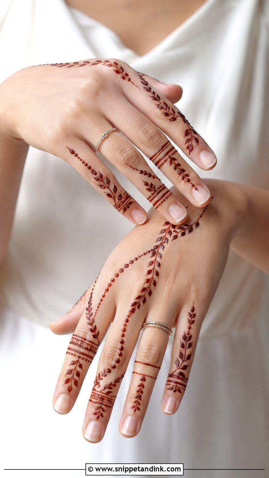 Finger Mehndi Design - Snippet and Ink - 35 Mehndi Art Designs