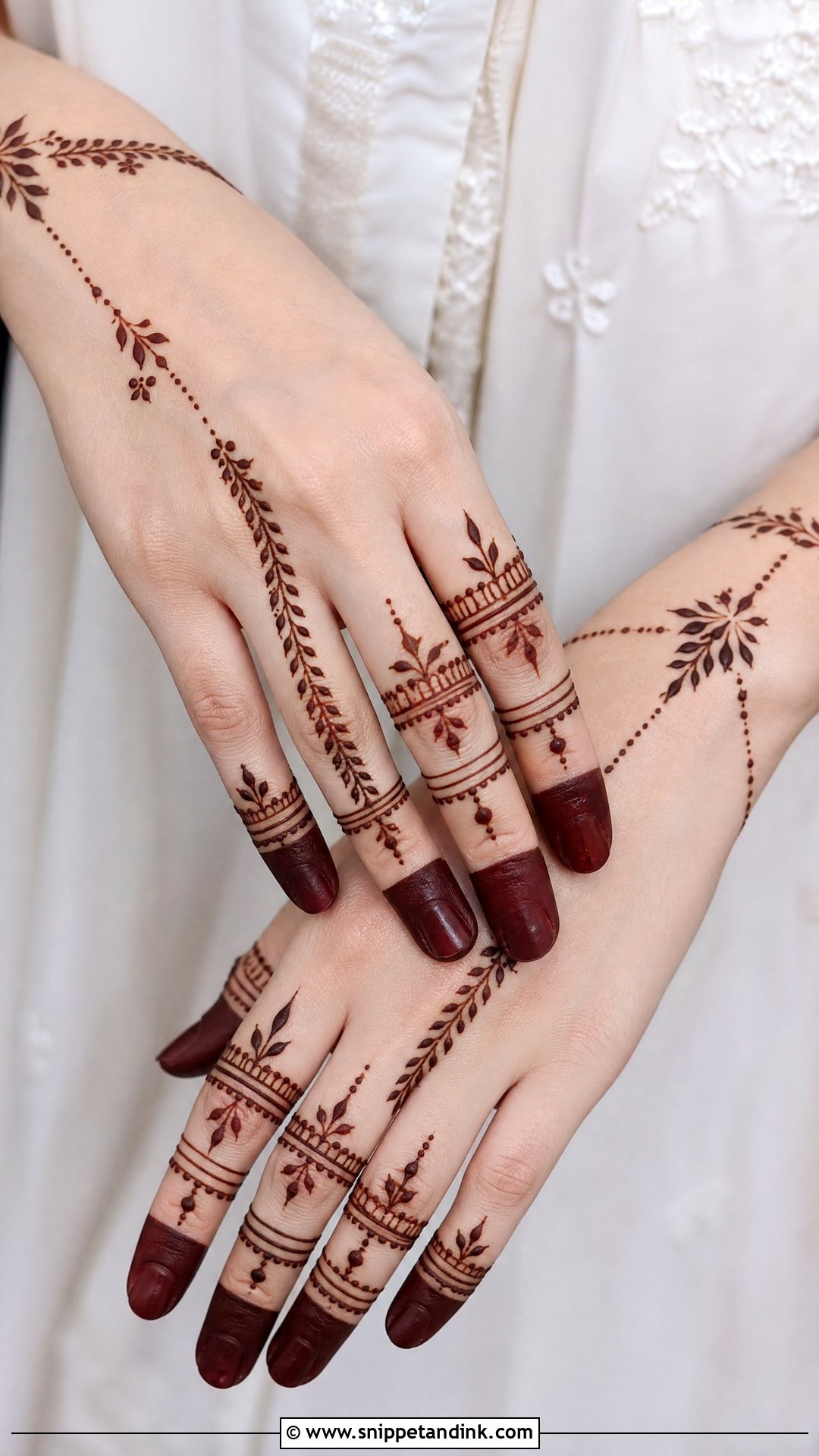 Finger Mehndi Design - Snippet and Ink - 35 Mehndi Design Photos Ideas