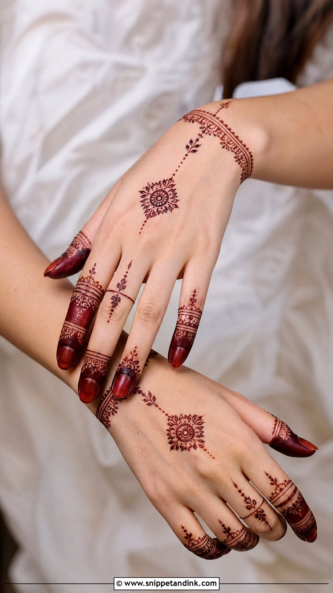 Finger Mehndi Design For Both Hands - Snippet and Ink - 25 Mehndi New Design Ideas