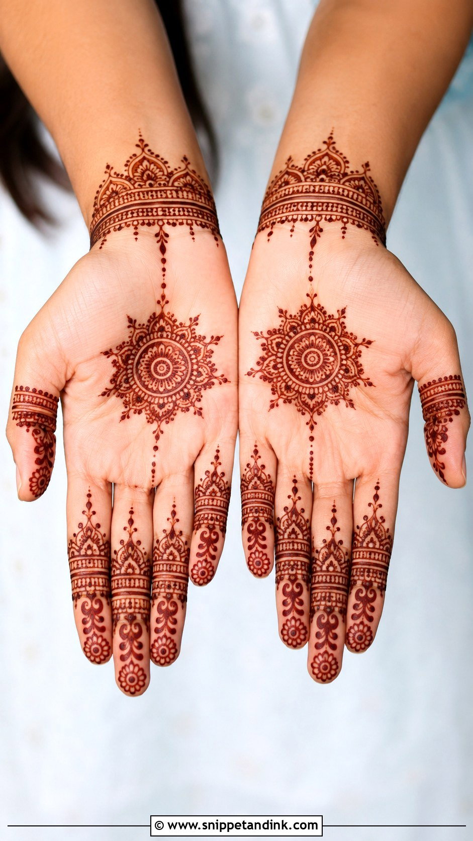 Finger Mehndi Design For Diwali - Snippet and Ink - 35 Finger Mehndi Design Ideas