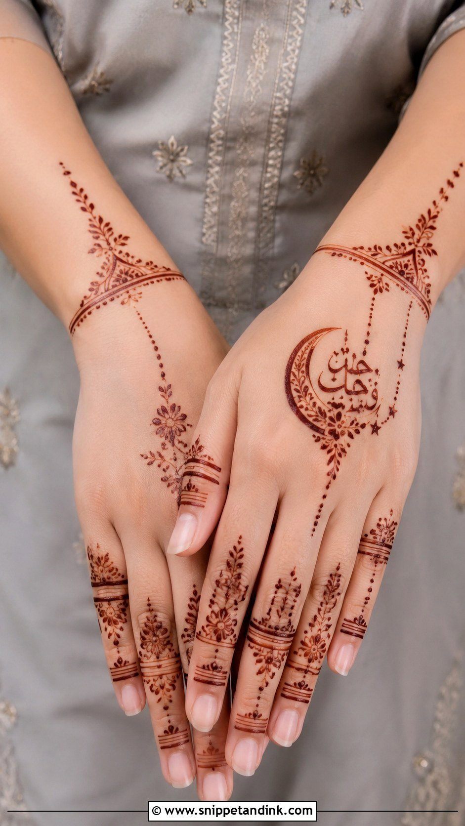 Finger Mehndi Design For Eid - Snippet and Ink - 30 Simple Finger Mehndi Designs