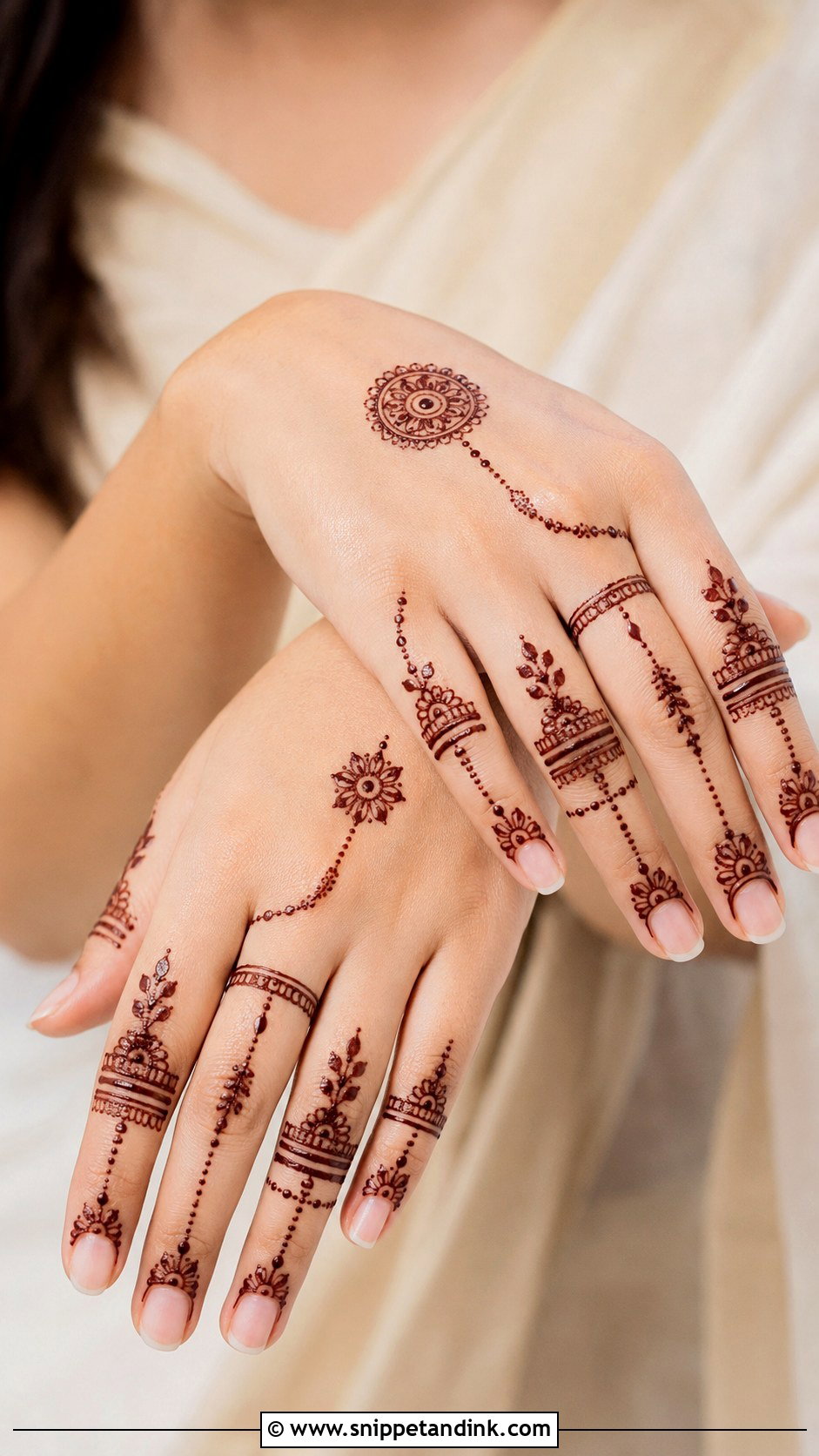 Finger Mehndi Design For Engagement - Snippet and Ink - 30 Mehndi Designs for Fingers