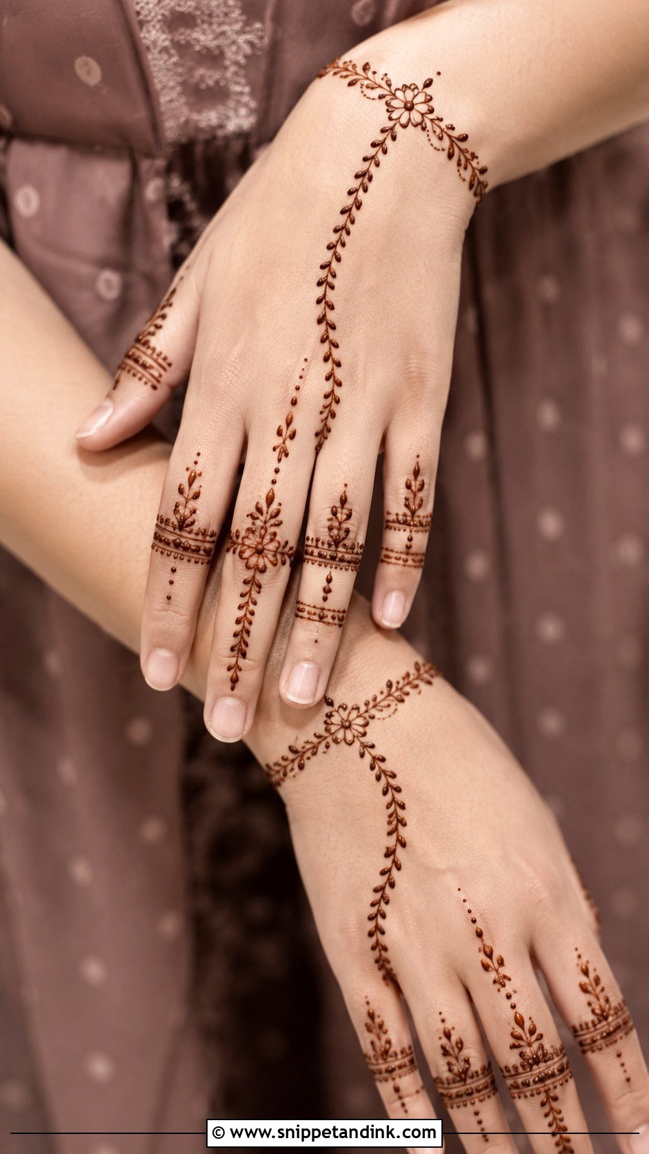 Finger Mehndi Design For Hands - Snippet and Ink - 35 Mehndi Designs for Hands