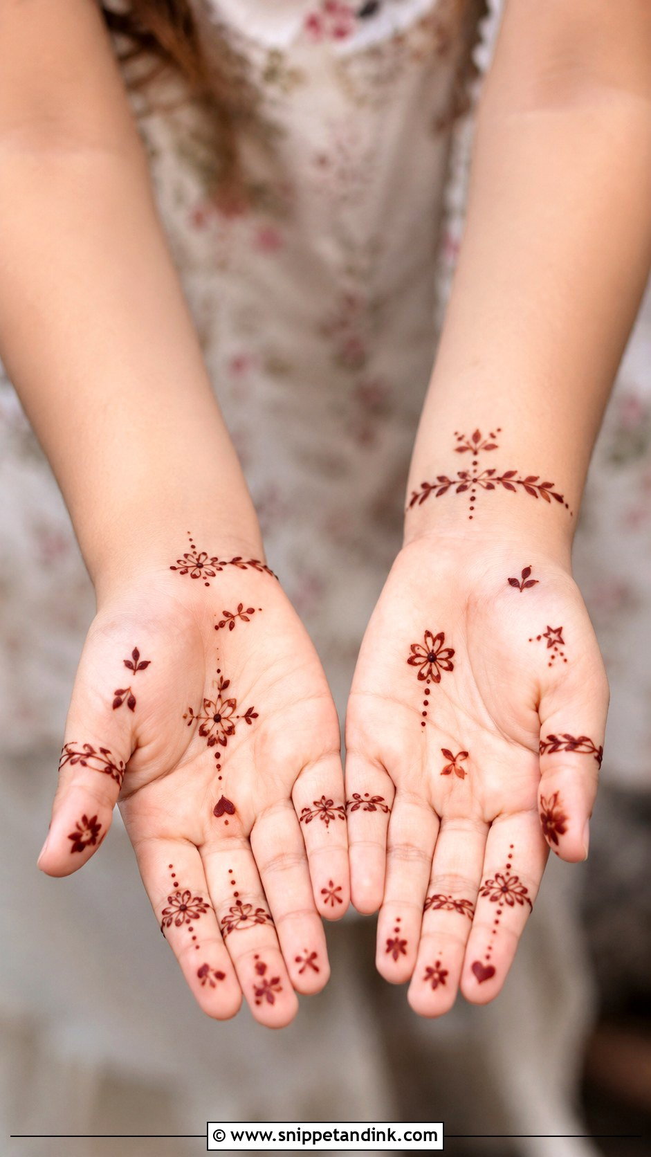 Finger Mehndi Design For Kids - Snippet and Ink - 35 Simple Fingers Mehndi Designs