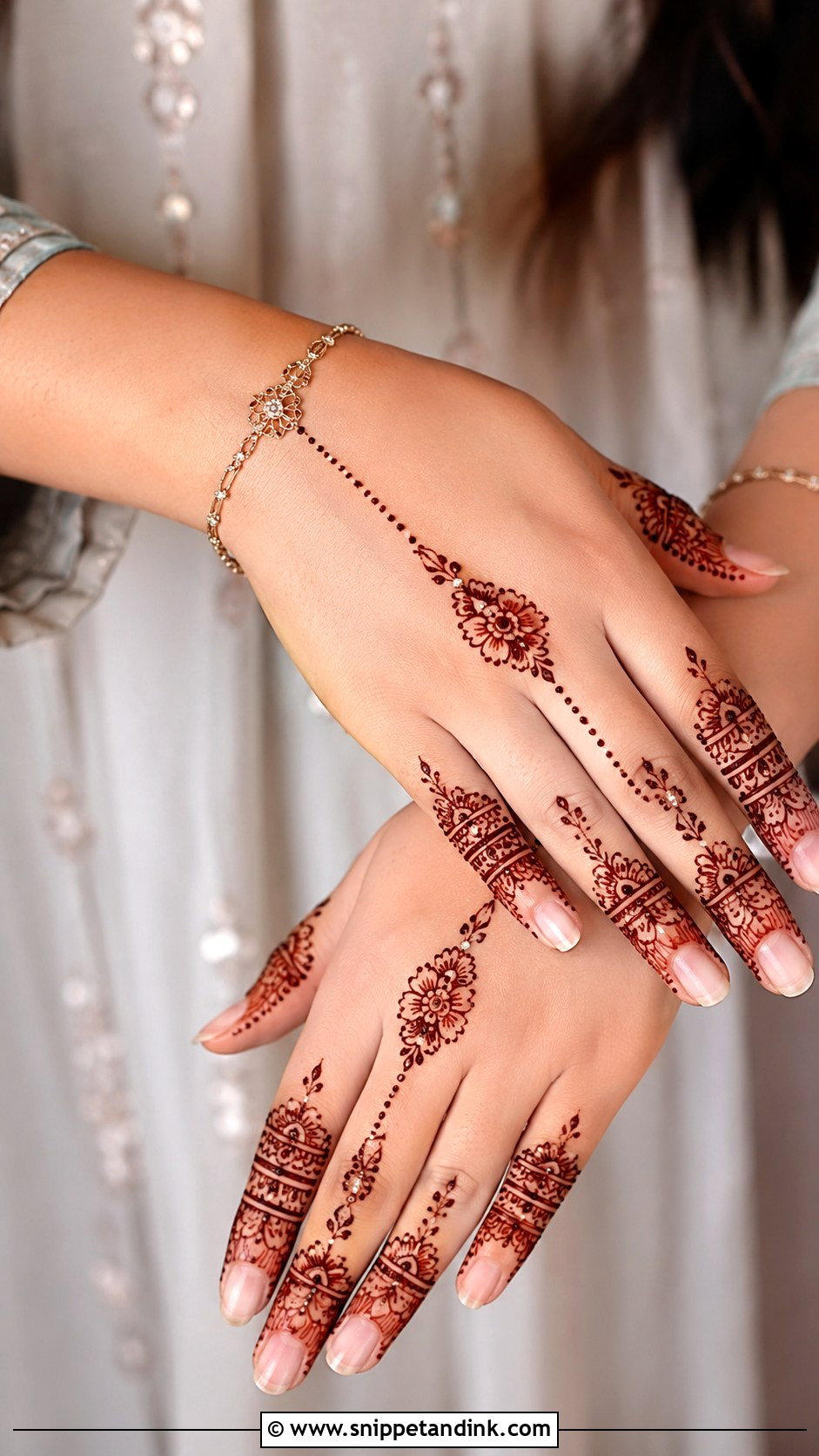 Finger Mehndi Design For Wedding Guest - Snippet and Ink - 35 Simple Fingers Mehndi Designs