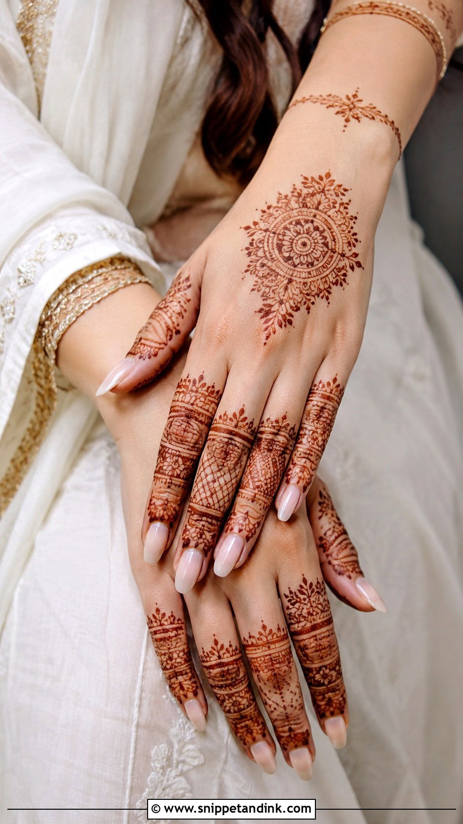 Finger Mehndi Design For Wedding Guests - Snippet and Ink - 30 Simple Finger Mehndi Designs