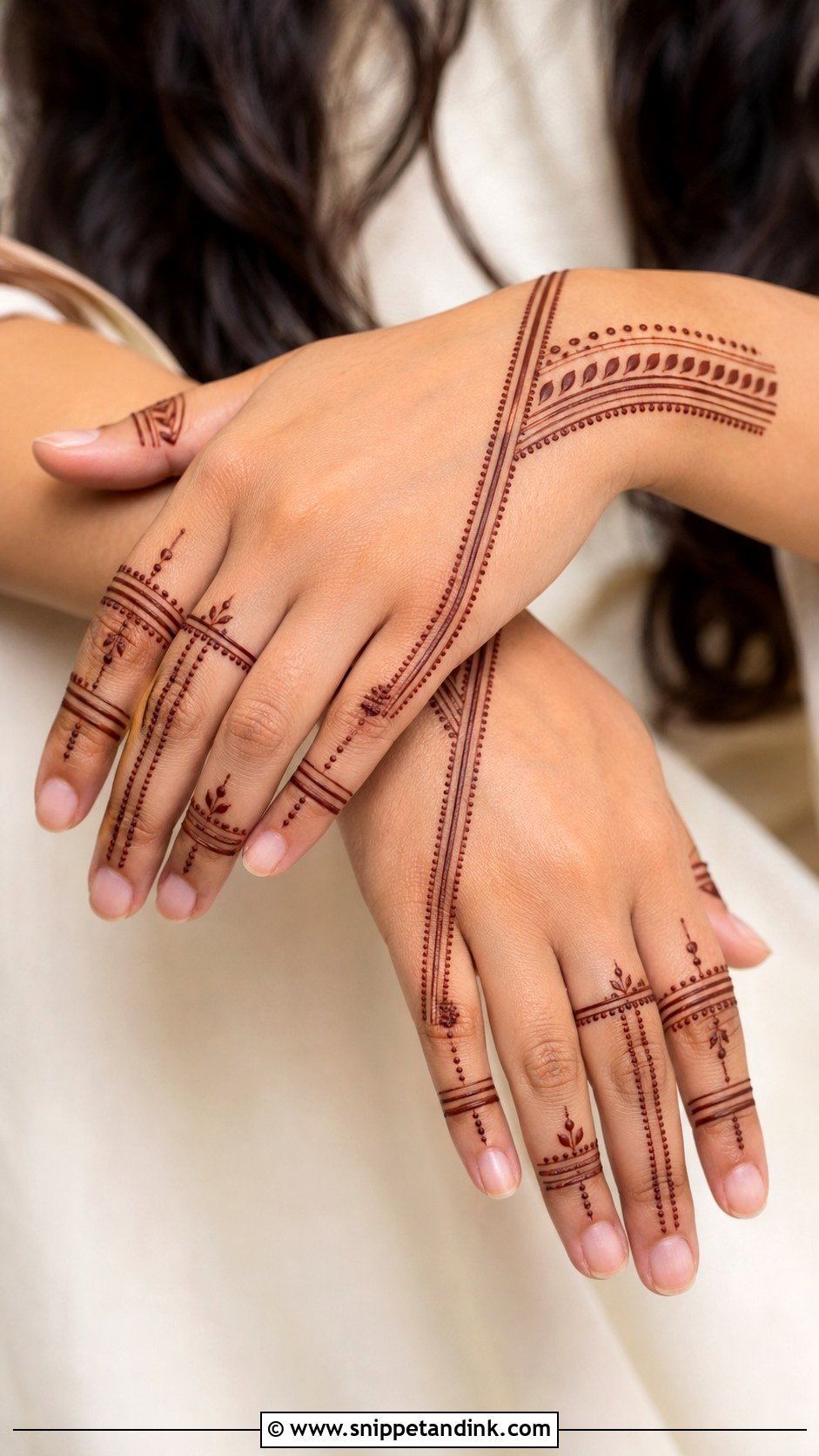 Finger Mehndi Design With Lines - Snippet and Ink - 30 Mehndi Designs for Fingers