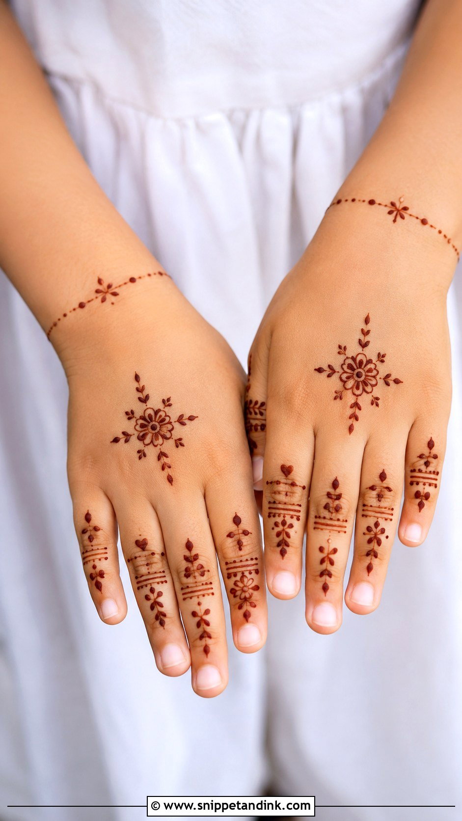 Finger Mehndi Design for Kids - Snippet and Ink - 35 Mehndi Designs for Kids