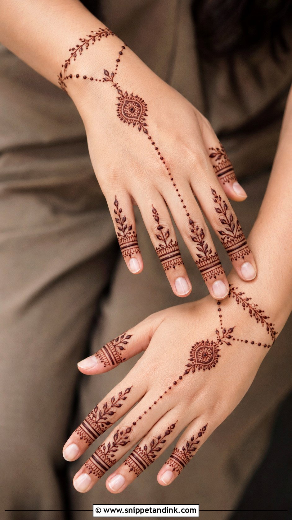 Finger Mehndi Design - Snippet and Ink - 30 Elegant Mehndi Designs