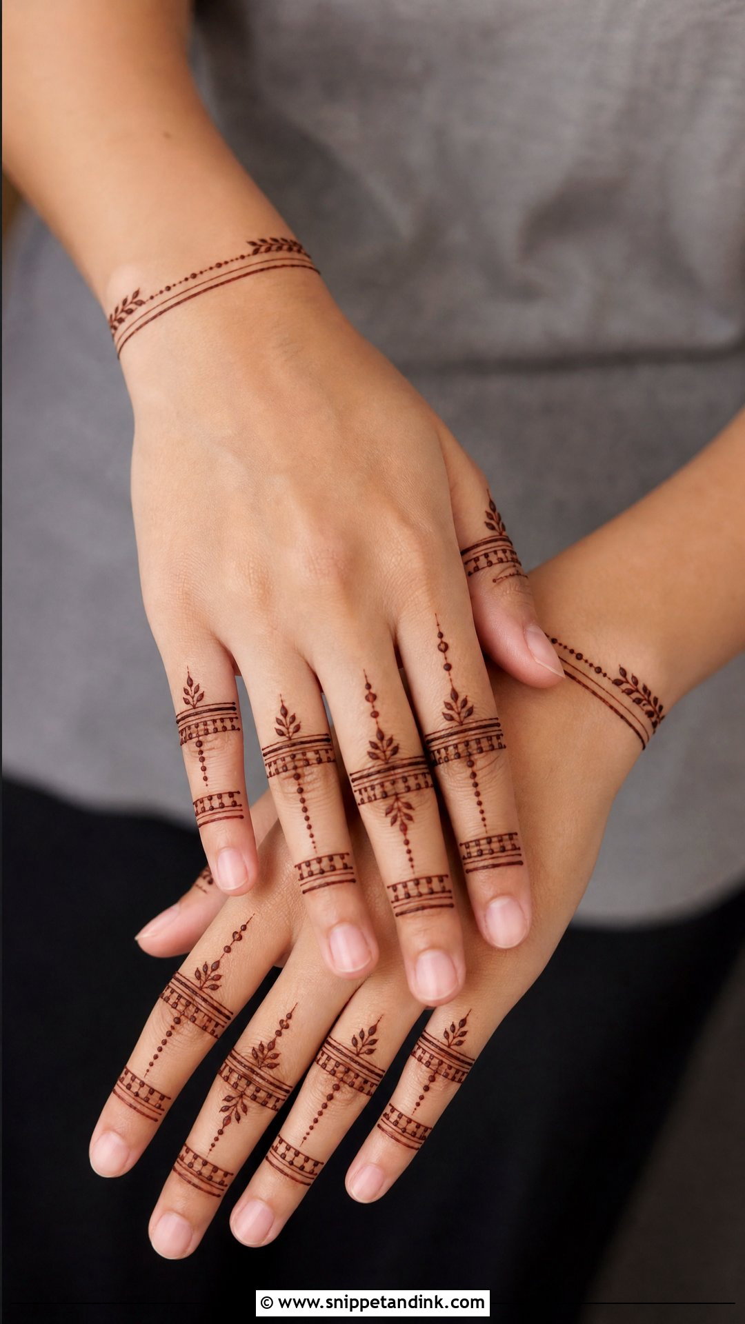Finger Men Mehndi Design - Snippet and Ink - 25 Men Mehndi Designs
