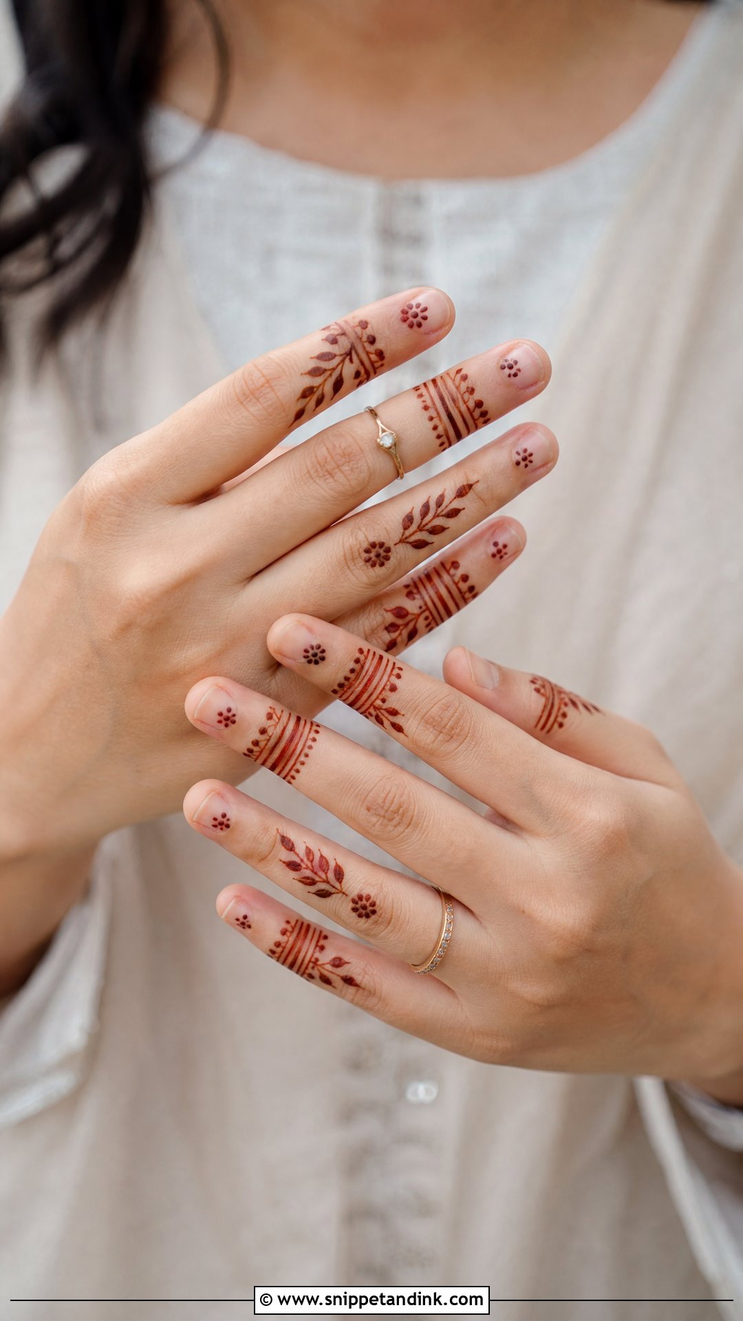 Finger Normal Mehndi Design - Snippet and Ink - 30 Normal Mehndi Design Ideas
