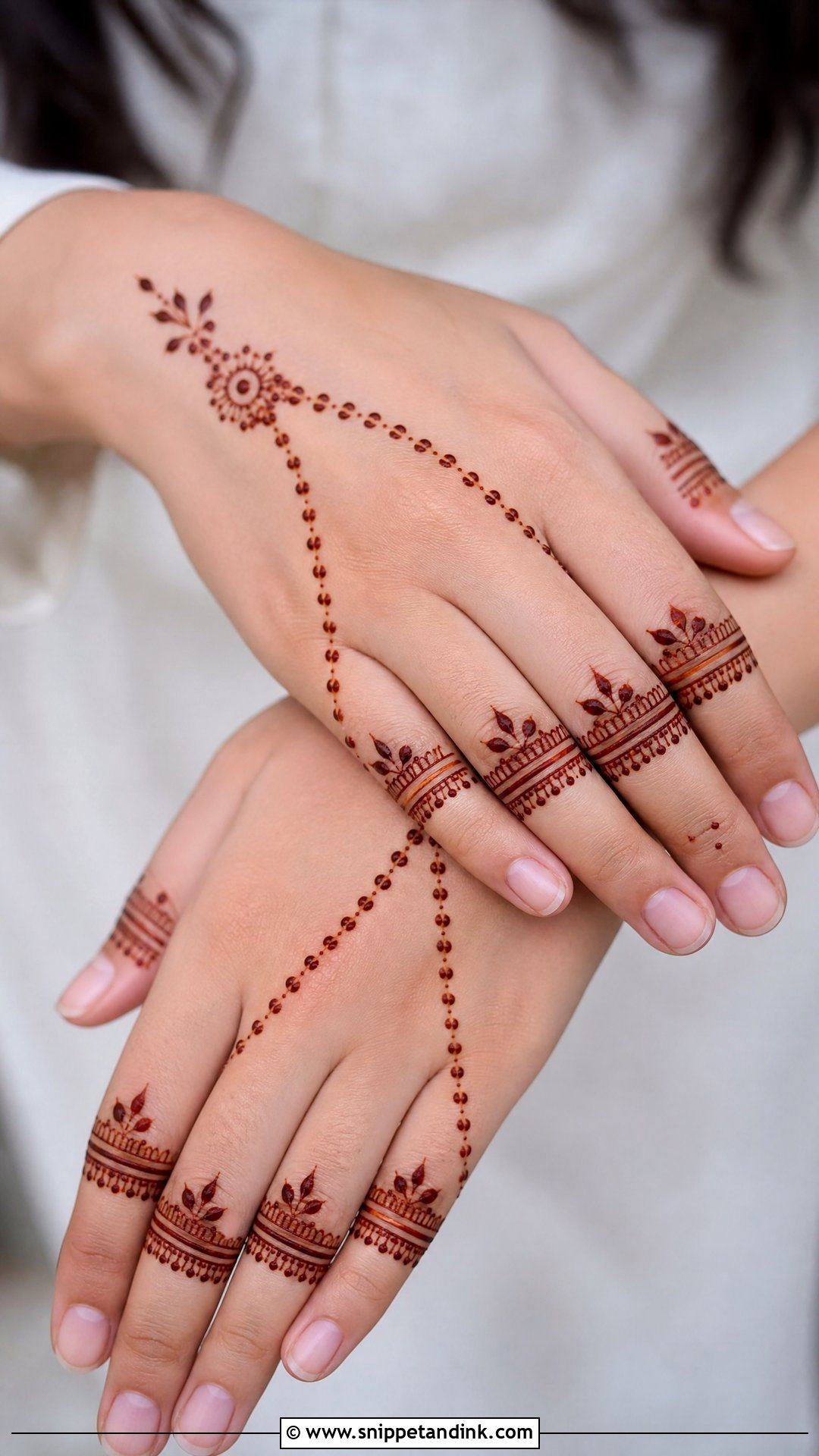 Finger Rakhi Mehndi Design - Snippet and Ink - 30 Rakhi Mehndi Designs