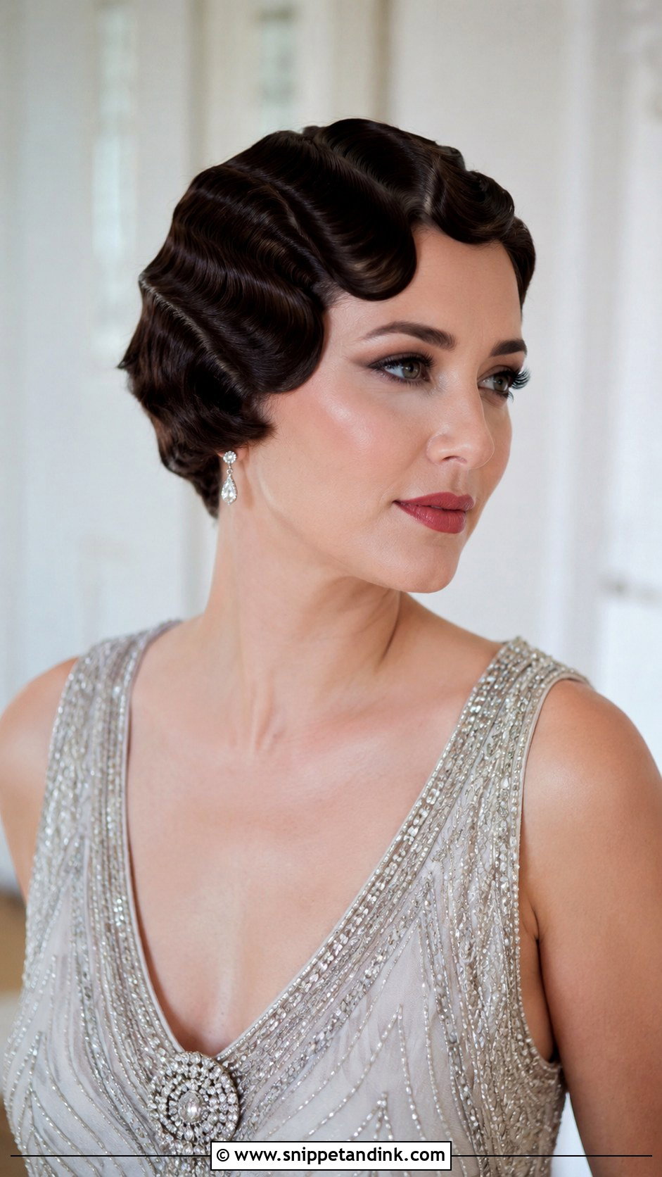 Finger Wave Pixie - Snippet and Ink - 20 Pixie Wedding Hairstyles