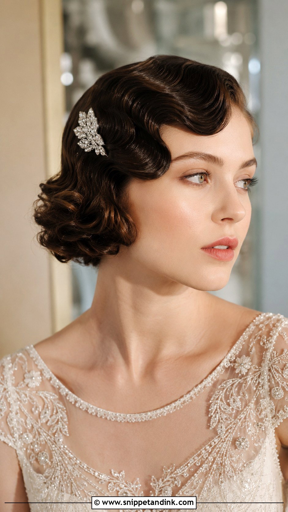 Finger Wave Short Curls - Snippet and Ink - 20 Short Hair Curls Wedding