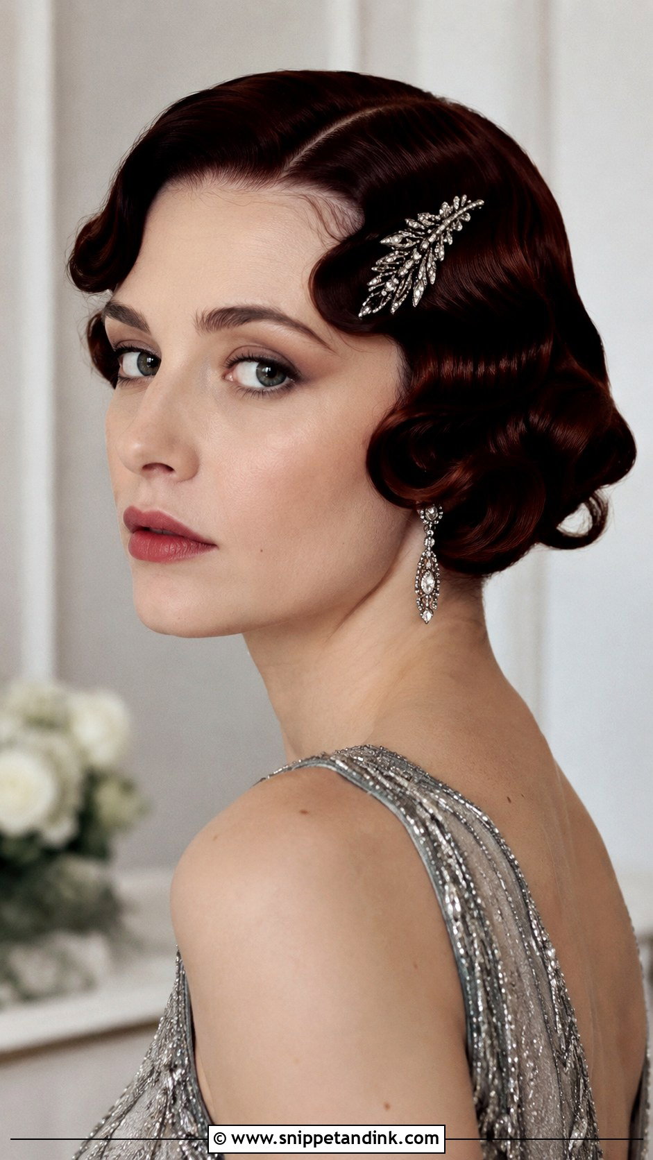 Finger Wave Short Hairstyle - Snippet and Ink - 25 Mother of the Bride Short Hair Ideas