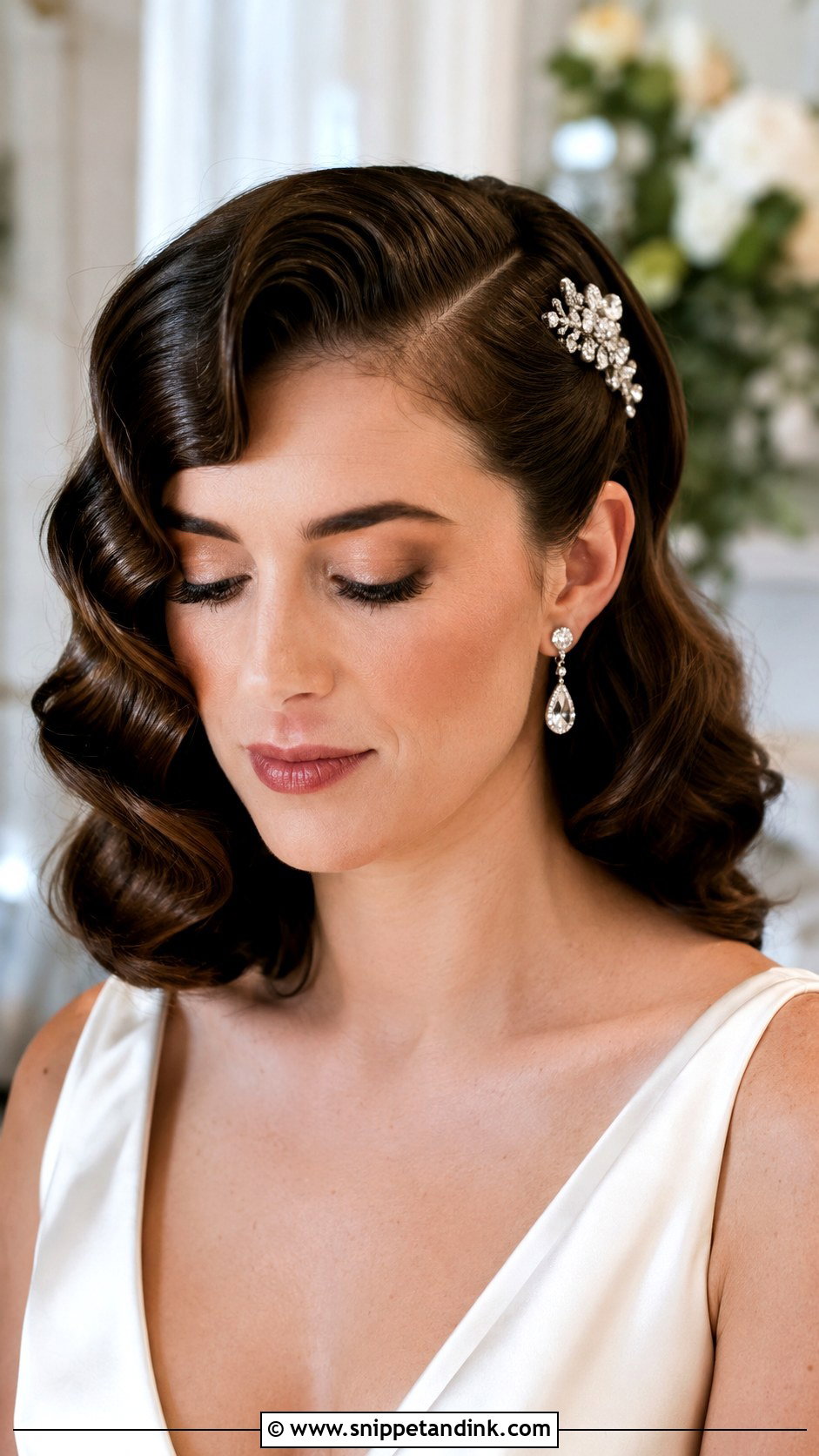 Finger Wave Wedding Hair - Snippet and Ink - 15 Very Short Hair Wedding Styles