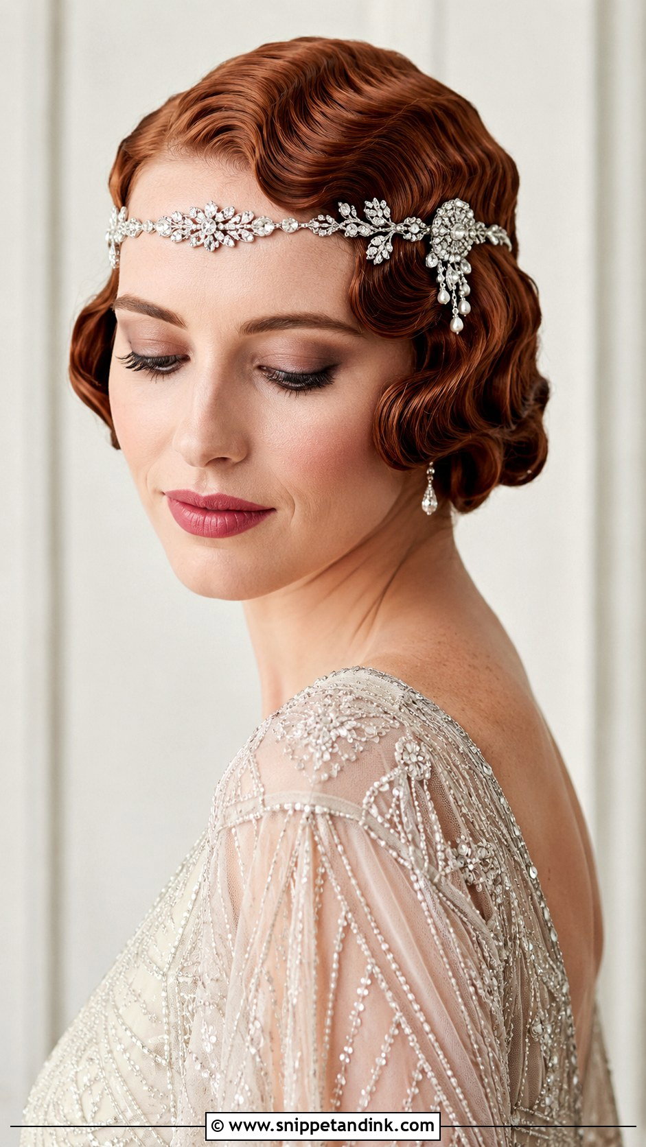 Finger Waves For Short Hair - Snippet and Ink - 25 Bride Short Hairstyles