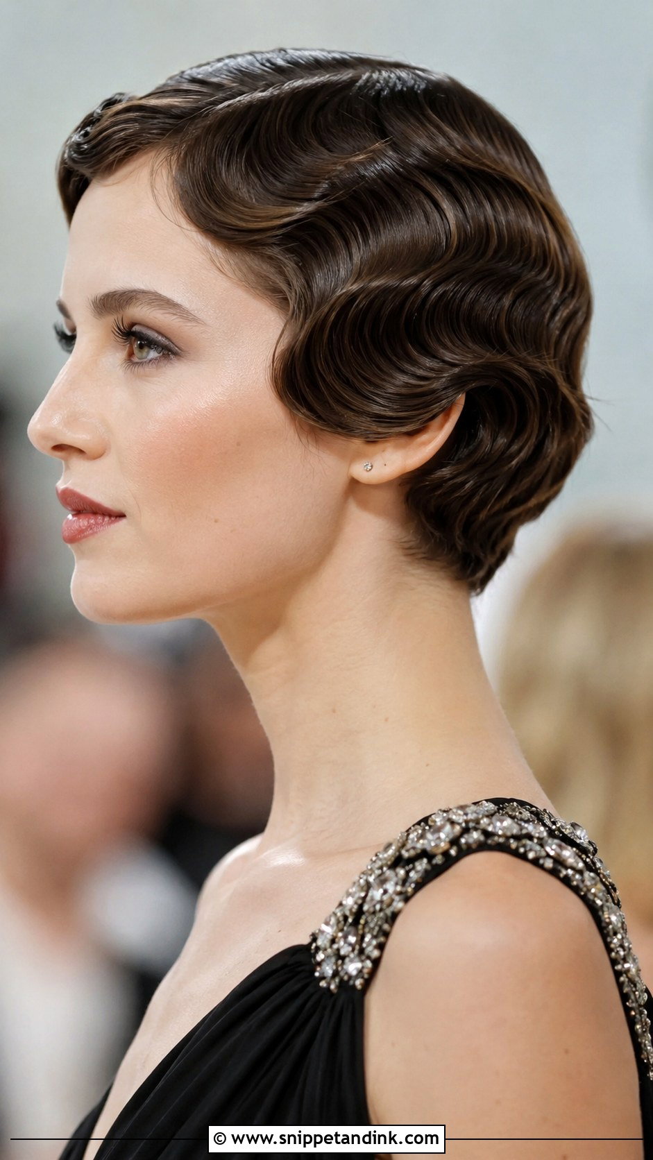 Finger Waves For Short Hair - Snippet and Ink - 30 Short Hair Wedding Guest Styles