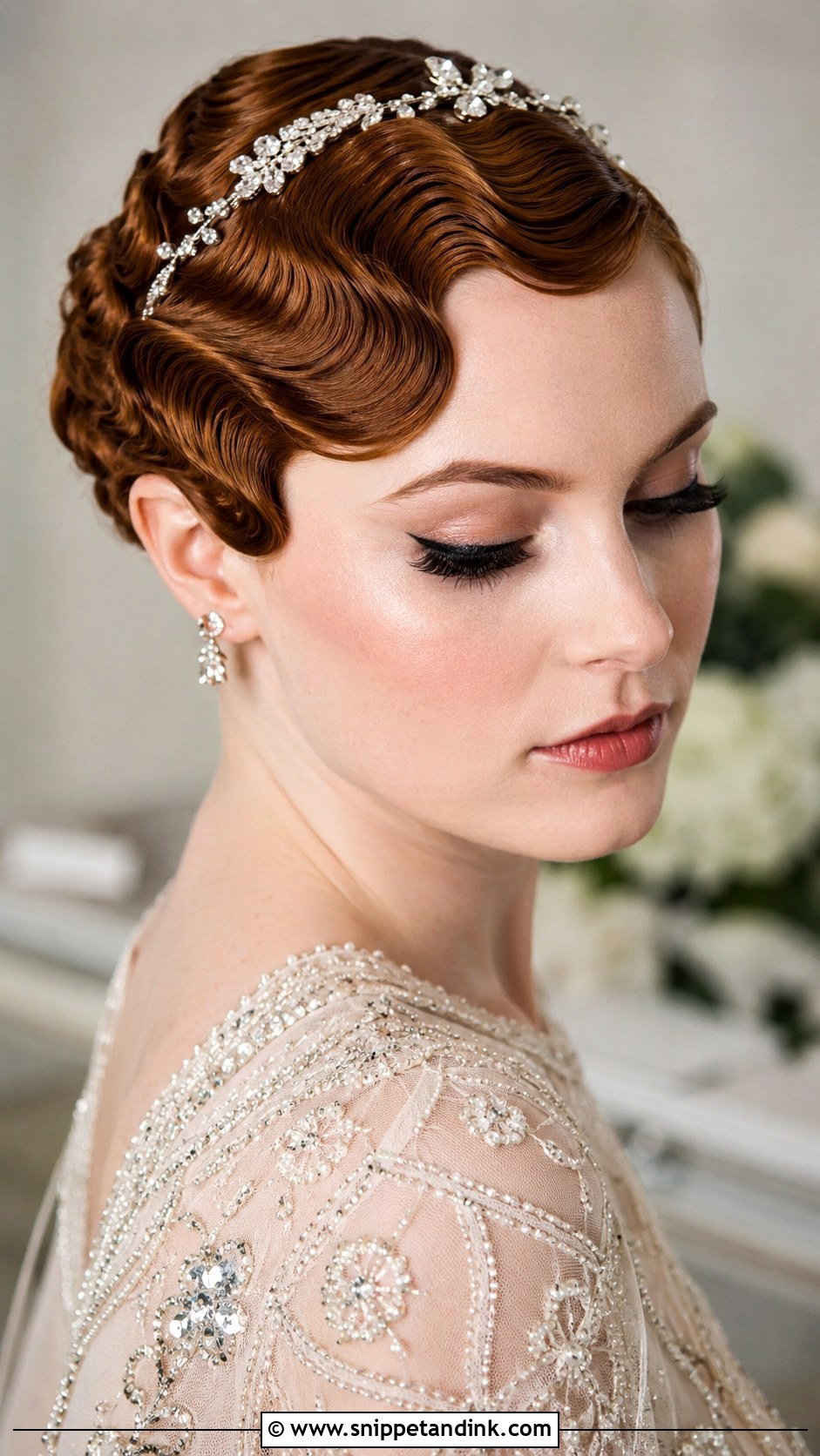 Finger Waves Pixie Cut for Brides - Snippet and Ink - 20 Short Hair Waves Wedding
