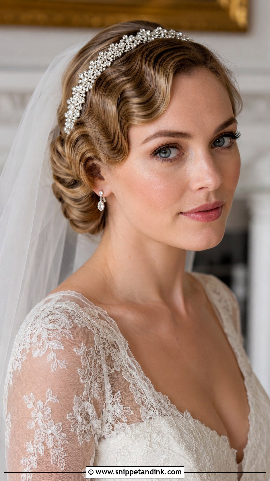 Finger Waves Wedding Hairstyle - Snippet and Ink - 25 Vintage Wedding Hairstyles