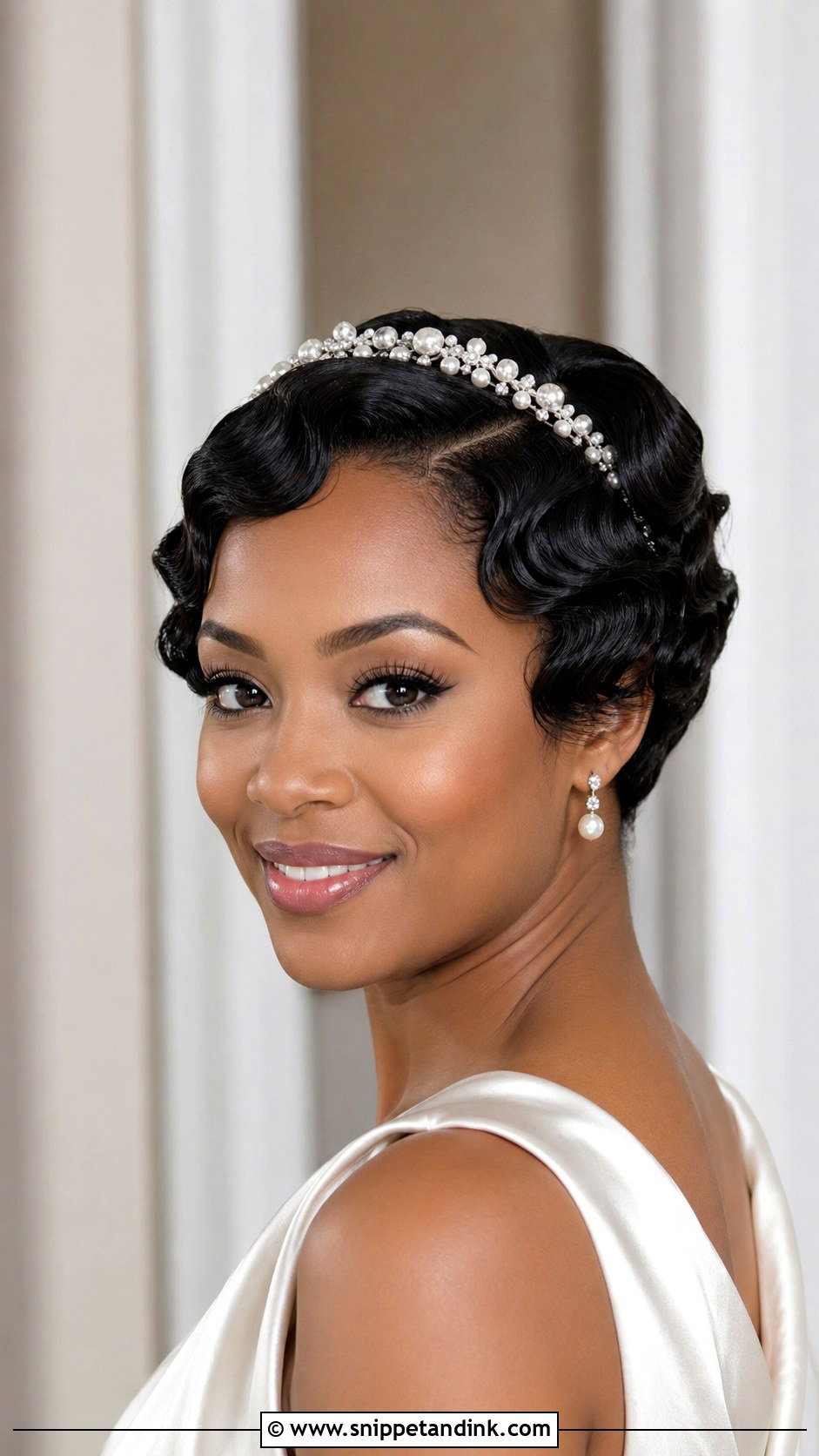 Finger Waves Wedding Hairstyle - Snippet and Ink - 15 Wedding Hairstyles for Black Brides