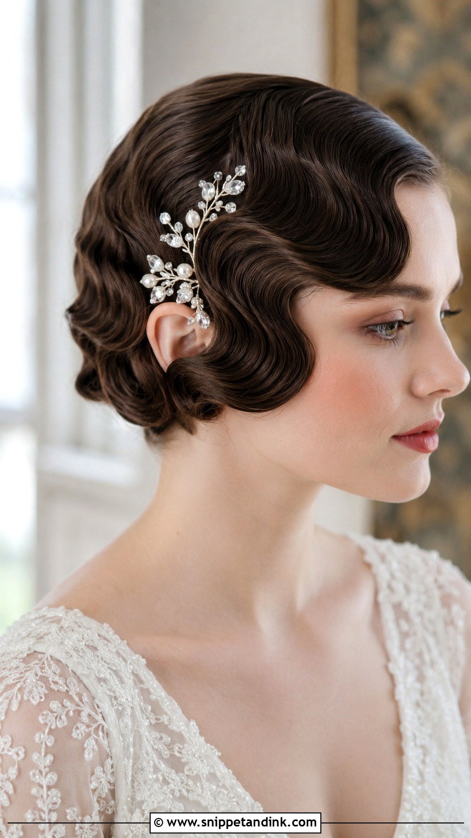 Finger Waves for Short Hair - Snippet and Ink - 25 Short Hair Styles for Wedding
