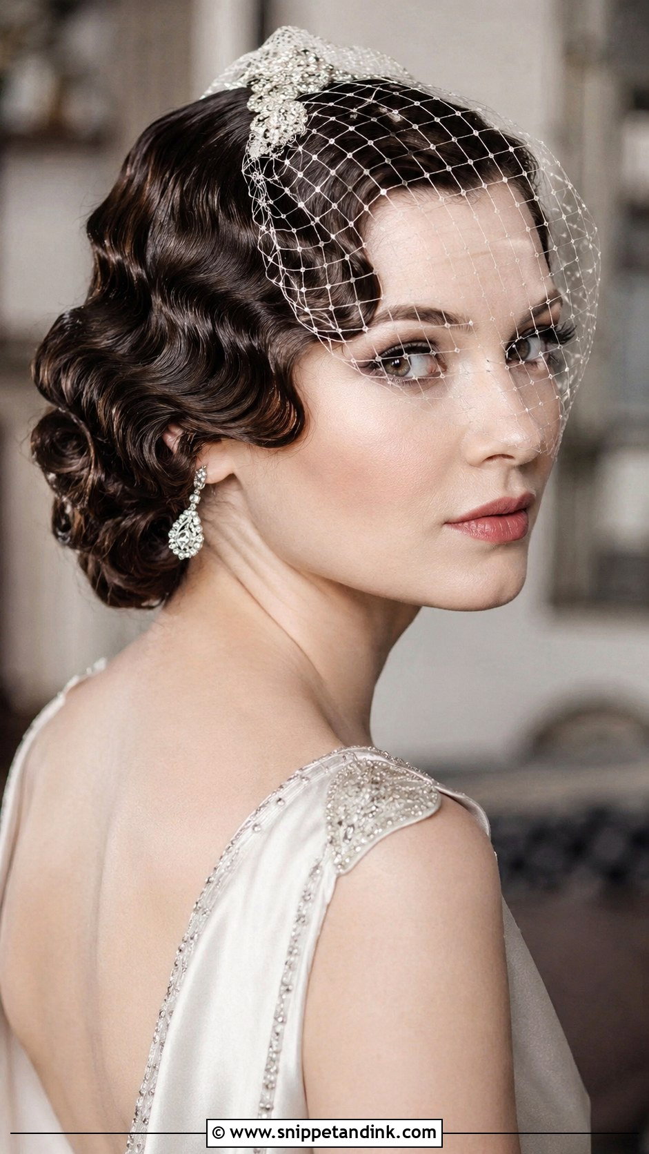 Finger Waves for Vintage Brides - Snippet and Ink - 30 Short Hairstyle Women Wedding Ideas