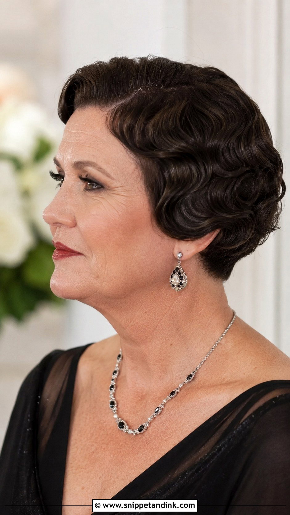 Finger Waves on Short Hair - Snippet and Ink - 25 Mother of the Bride Short Hairstyles